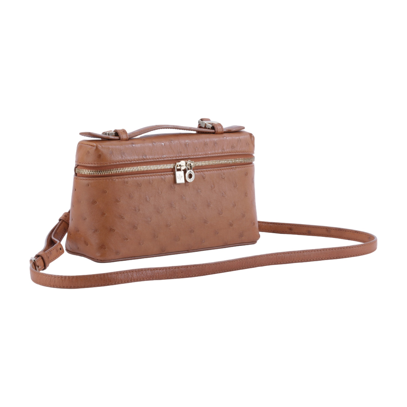 諾悠翩雅 LORO PIANA Extra Pouch L19 手拿包 FAN4199 焦糖鴕鳥EXTRA POCKET L19 防塵袋