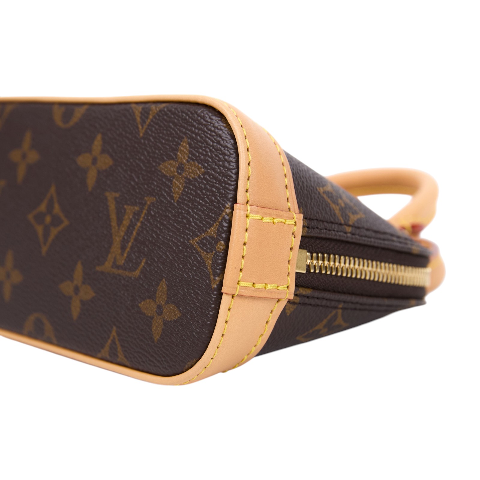 路易威登 LOUIS VUITTON Nano Alma 貝殼包 經典帆布 M82717 晶片款 原花Nano Alma 原廠盒子/防塵袋/背帶/購買證明