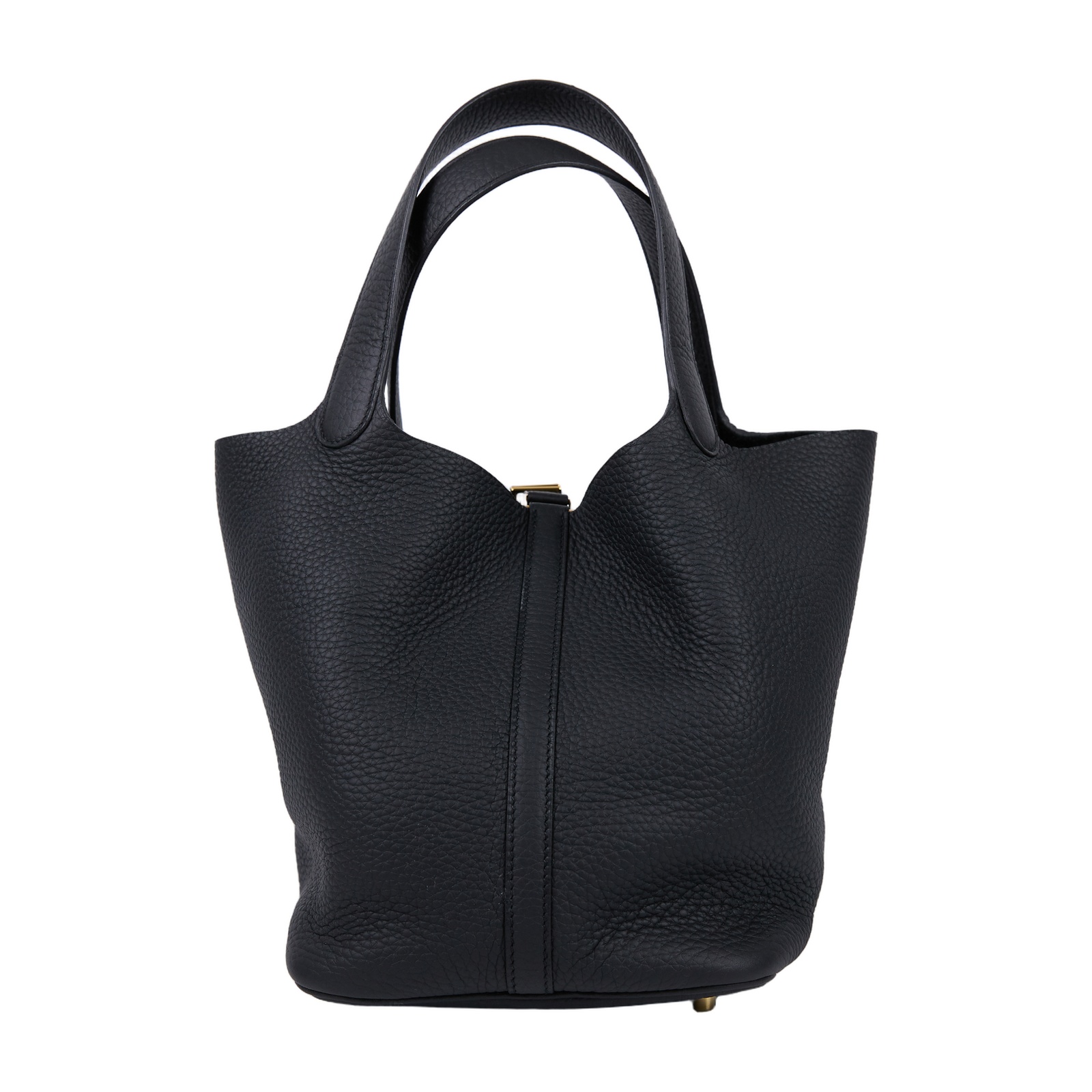 愛馬仕 Hermes Picotin Lock 22 菜籃子包 金色五金 黑色 H060991CC89 /K TU 002 CP  原廠盒子/防塵袋/鎖組/購買證明