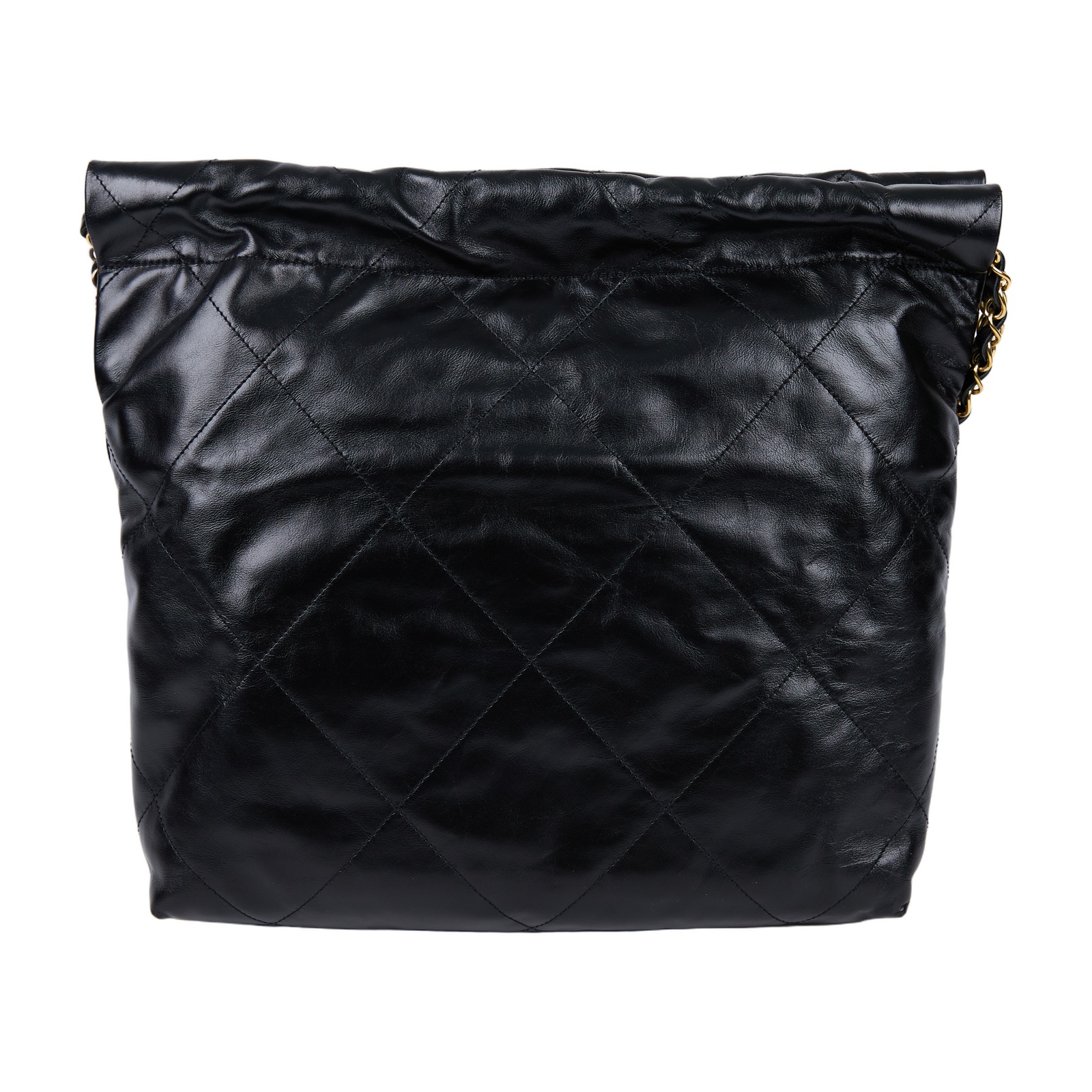 香奈兒 CHANEL 22 小型 流浪包 肩背包 AS3260 B08037 晶片款 黑金22包小號 原廠盒子/防塵袋/內袋/購買證明影本