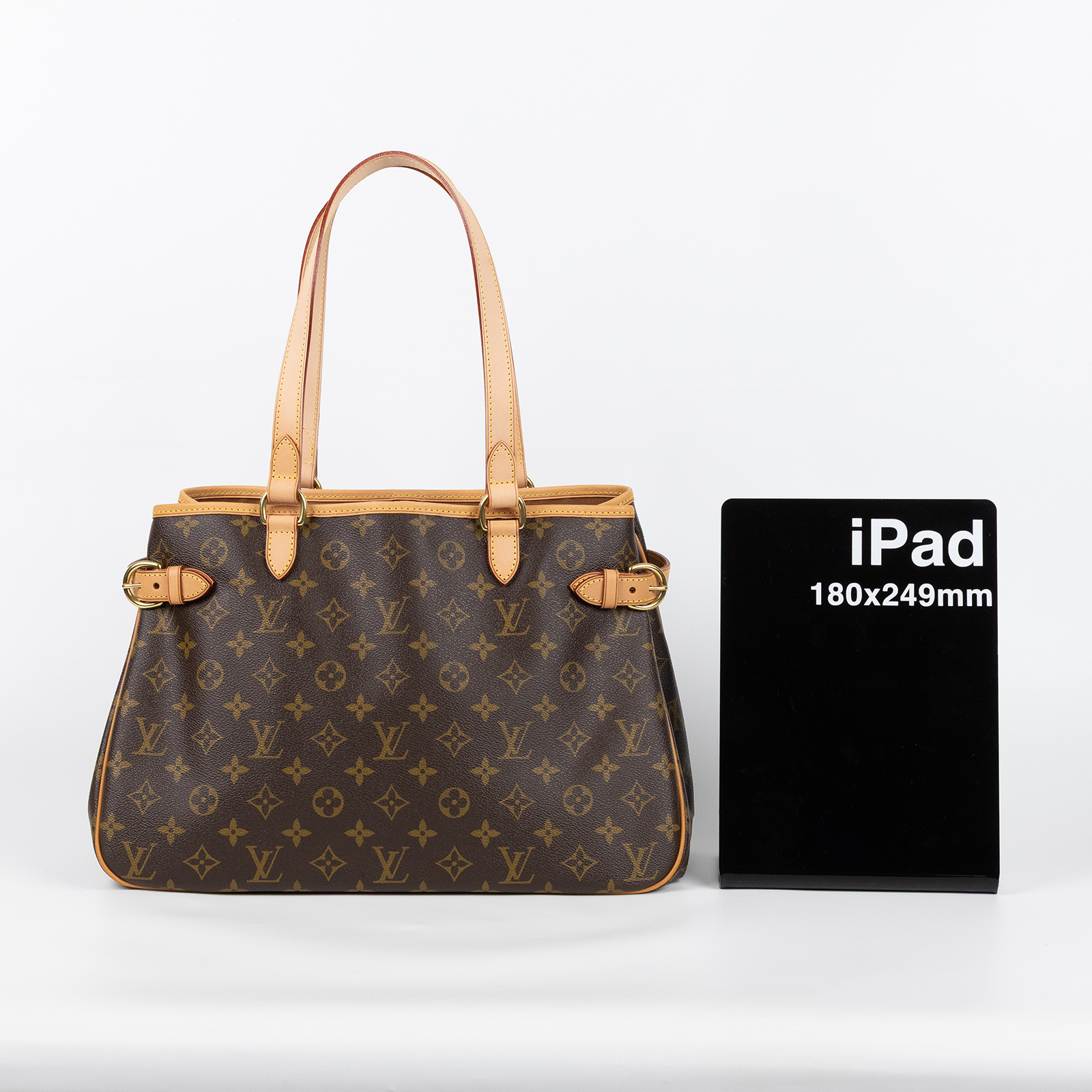 路易威登 LOUIS VUITTON Batignolles 原花 肩背 名媛包 橫式手提包 M51154  防塵袋/購買證明