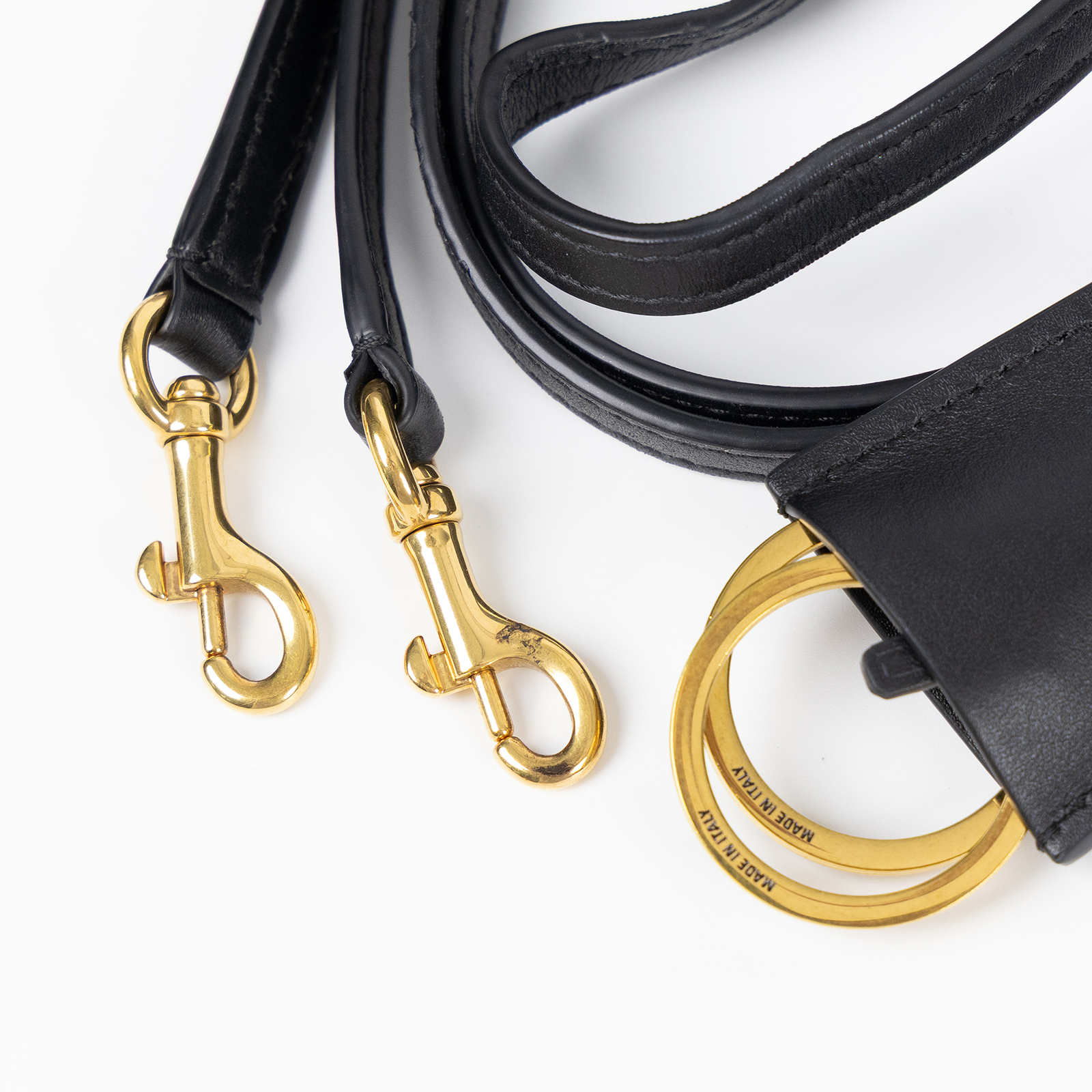 巴黎世家 BALENCIAGA Rodeo Mini 手提包 金色五金 7954562AA4V 黑金RODEO MINI 防塵袋/背帶/鑰匙圈吊飾