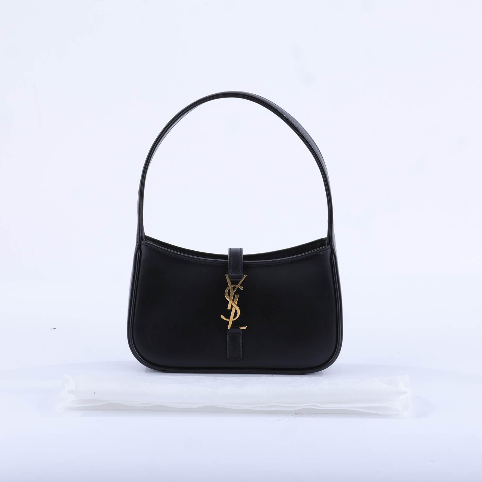聖羅蘭 YSL SAINT LAURENT LE 5 À 7 滑面皮革 HOBO 迷你 手袋 手提包 7103182R20W  無附屬品