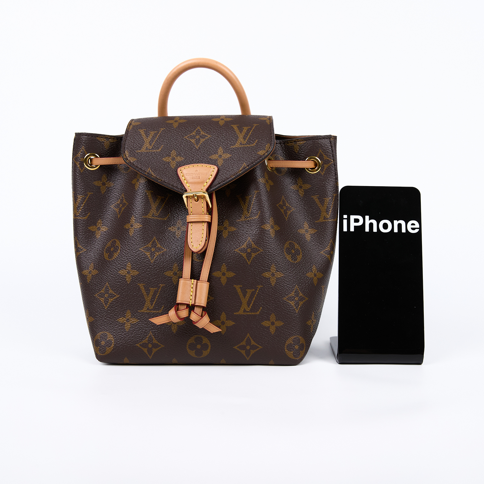 路易威登 LOUIS VUITTON Montsouris BB 經典帆布 後背包 M45502  原廠盒子/防塵袋/背帶2