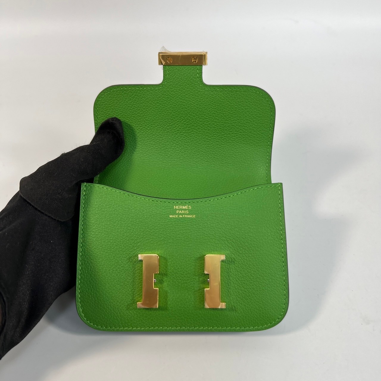 愛馬仕 Hermes Constance Bag Epsom 康康包 短夾 Slim  CNSLIM B刻  原廠盒子/防塵袋/購買證明