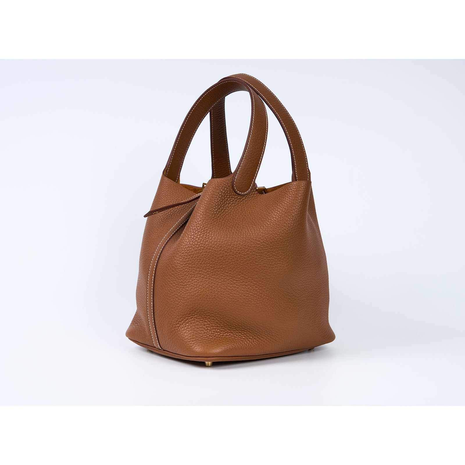 愛馬仕 Hermes Picotin Lock 22 菜籃子包 PT22 Z AU008MM Z刻金棕金PICOTIN 22 防塵袋/鎖組