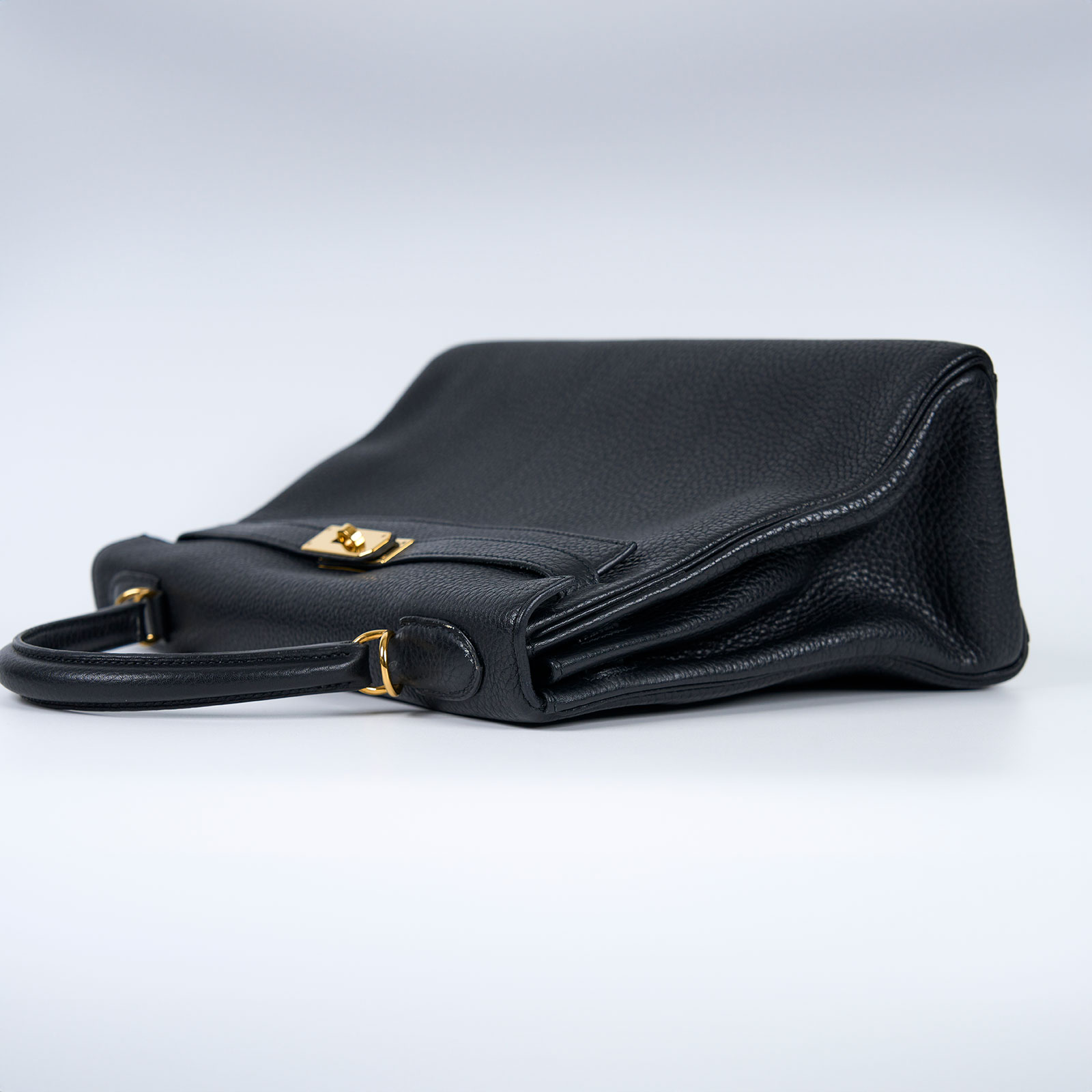 愛馬仕 Hermes Kelly Bag 凱莉包 32 KL32 T 010 AB T刻黑金KELLY 32 防塵袋/鎖組/背帶/雨衣