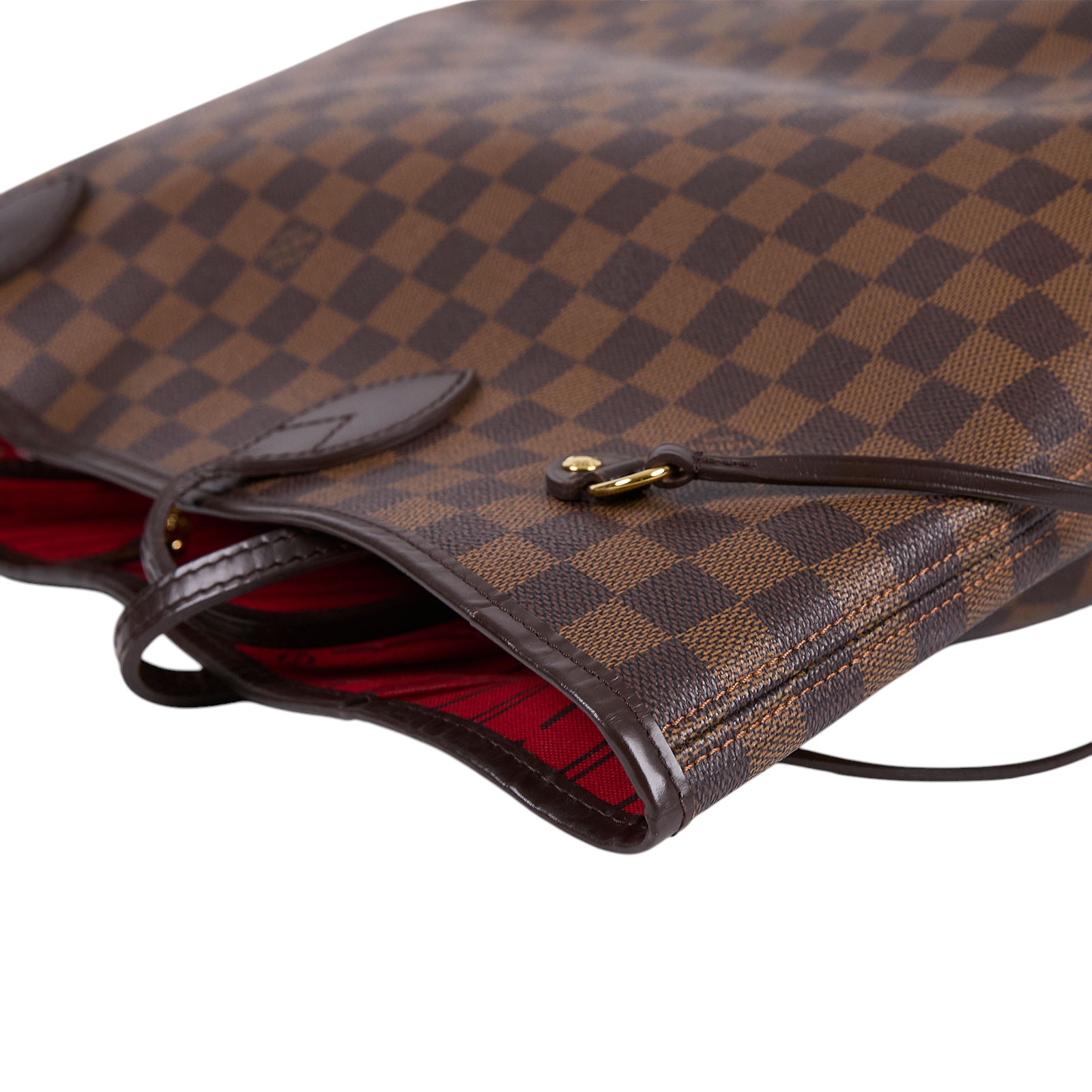 路易威登 LOUIS VUITTON 棕棋盤 Neverfull MM 托特包 N51105 棋盤格NEVERFULL MM 防塵袋