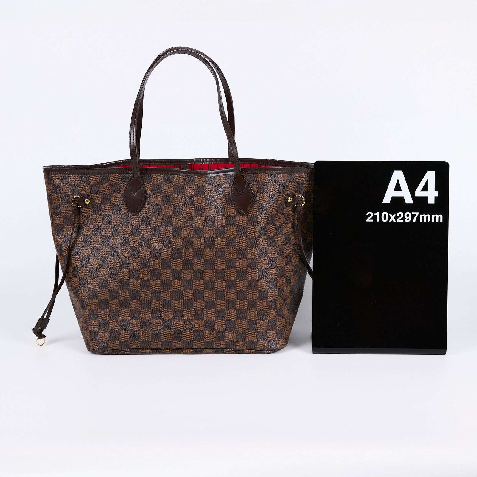 路易威登 LOUIS VUITTON 棕棋盤 Neverfull MM 托特包 N51105 棋盤格NEVERFULL MM 防塵袋