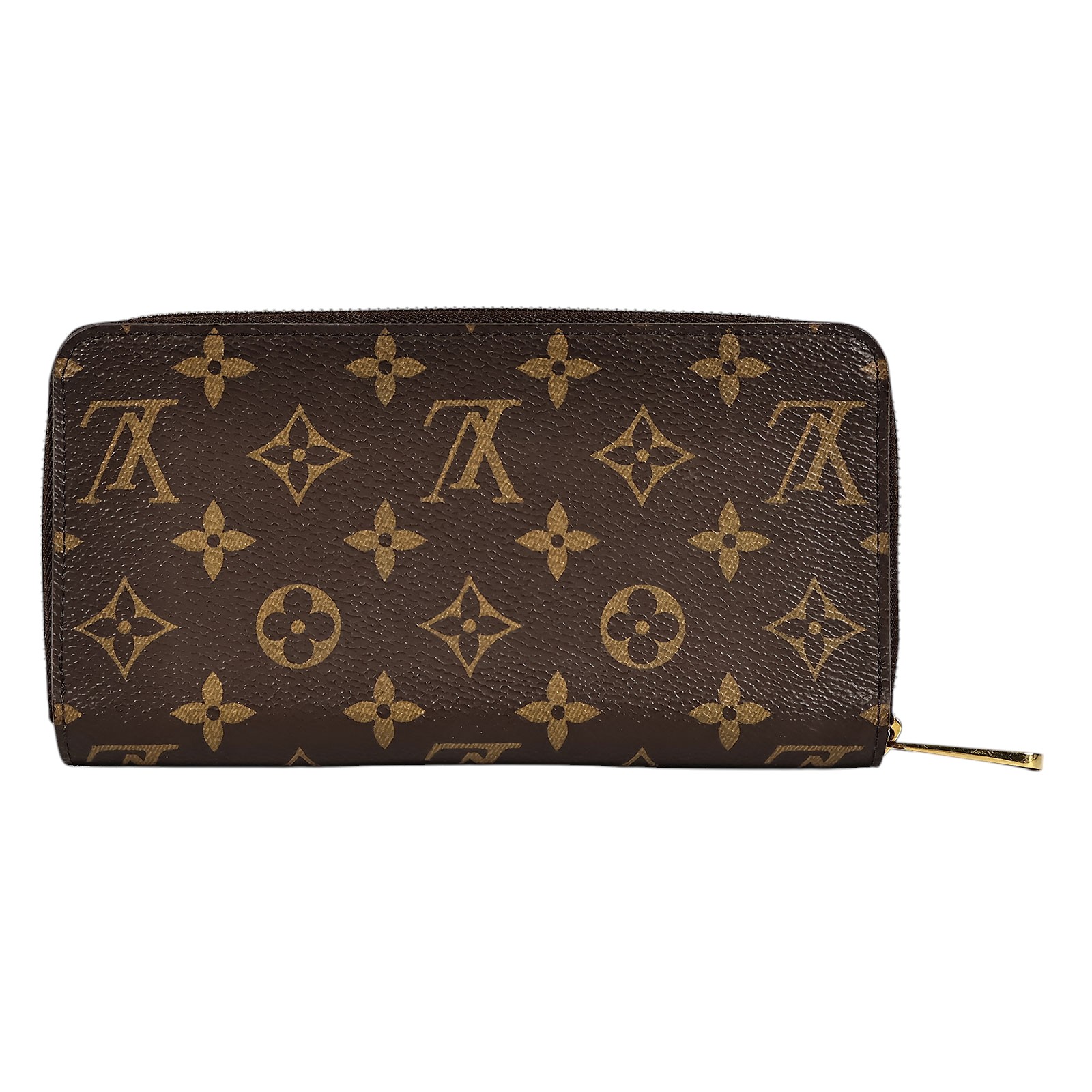 路易威登 LOUIS VUITTON 拉鏈錢包 Monogram帆布 桃紅色 M41895 原花內拚紅拉鍊長夾 防塵袋/原廠盒子