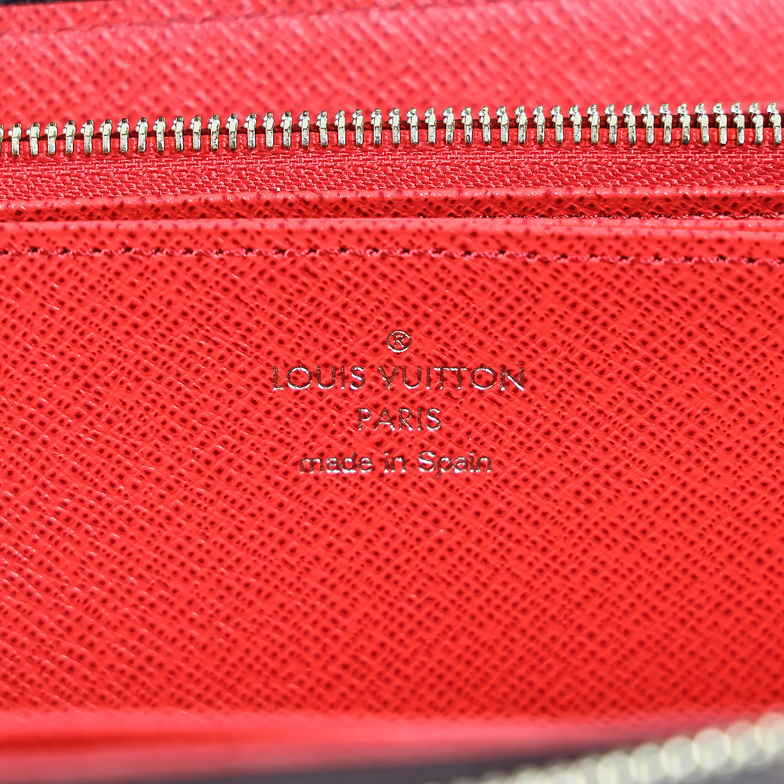 路易威登 LOUIS VUITTON 拉鏈錢包 Monogram帆布 桃紅色 M41895 原花內拚紅拉鍊長夾 防塵袋/原廠盒子