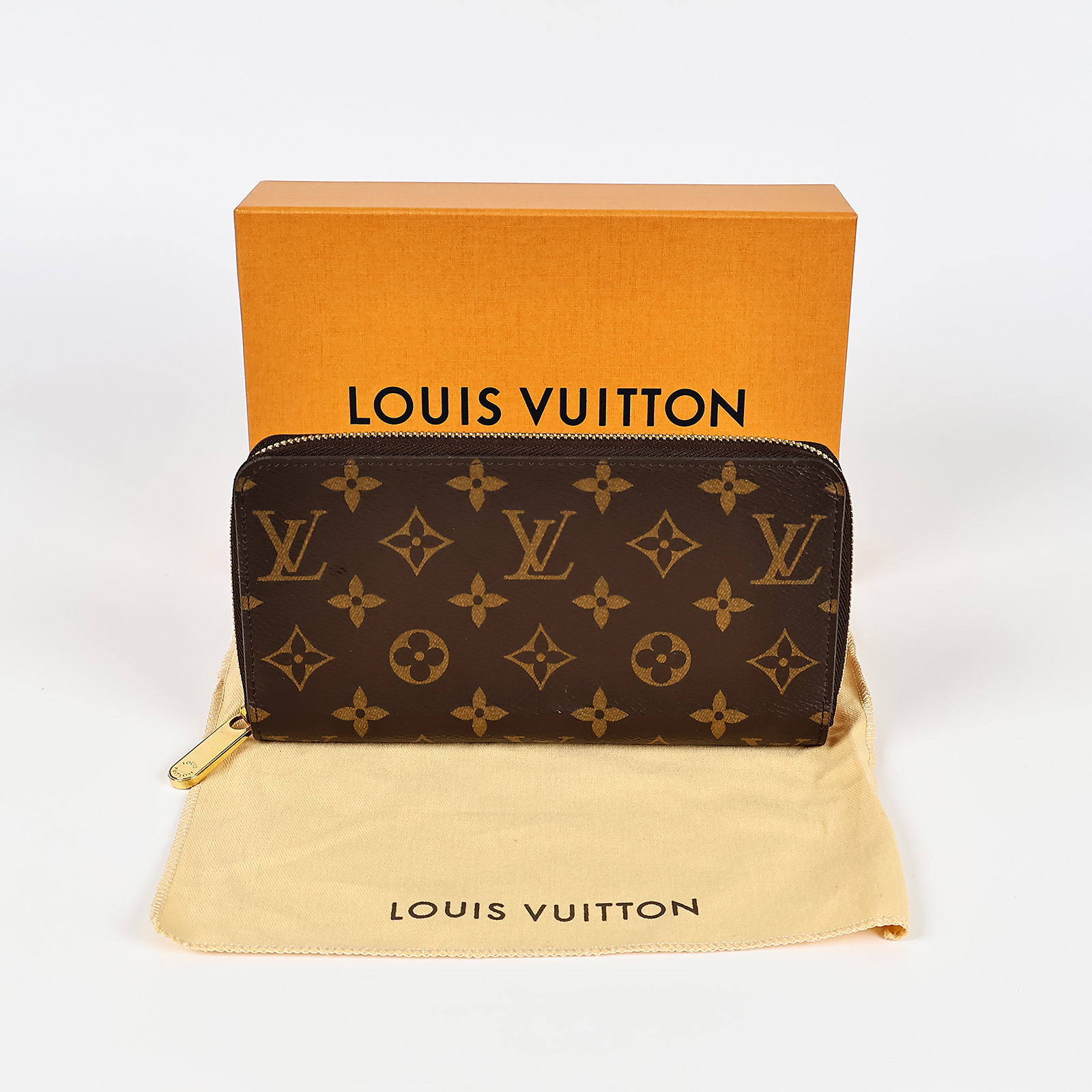 路易威登 LOUIS VUITTON 拉鏈錢包 Monogram帆布 桃紅色 M41895 原花內拚紅拉鍊長夾 防塵袋/原廠盒子