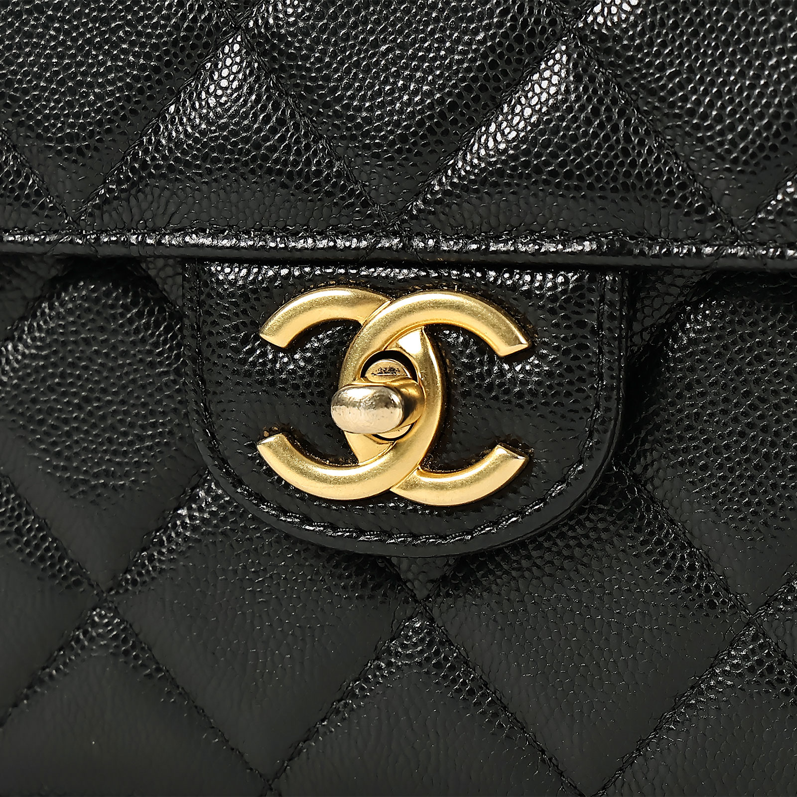 香奈兒 CHANEL Top Handle 手提 肩背 口蓋包 AS5166 晶片款 黑荔枝掀蓋2WAY包 原廠盒子/防塵袋/購買證明正本