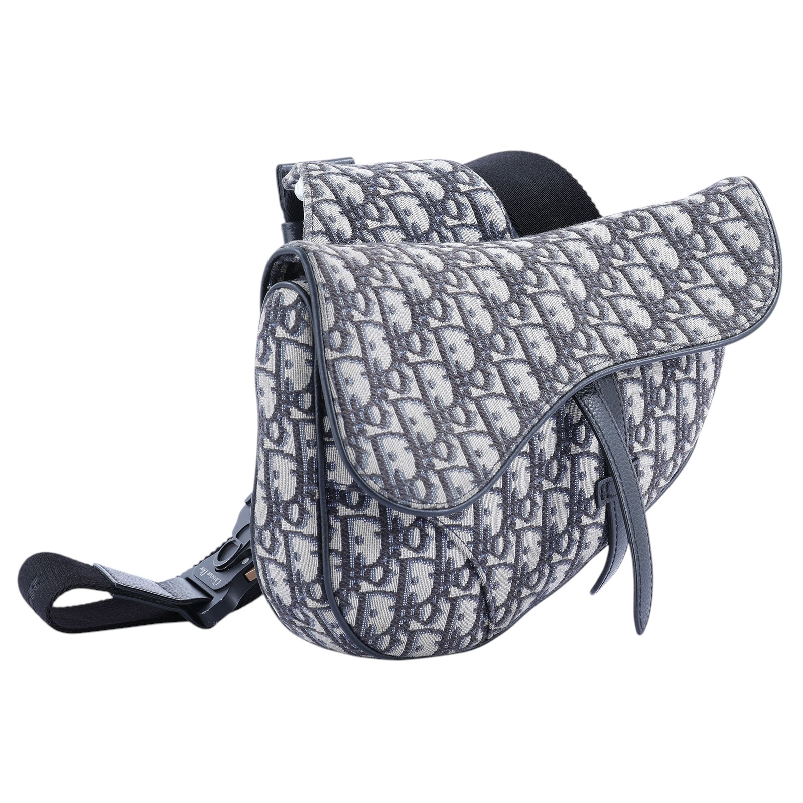 迪奧 CHRISTIAN DIOR Saddle 馬鞍袋  提花馬鞍包 無附屬品
