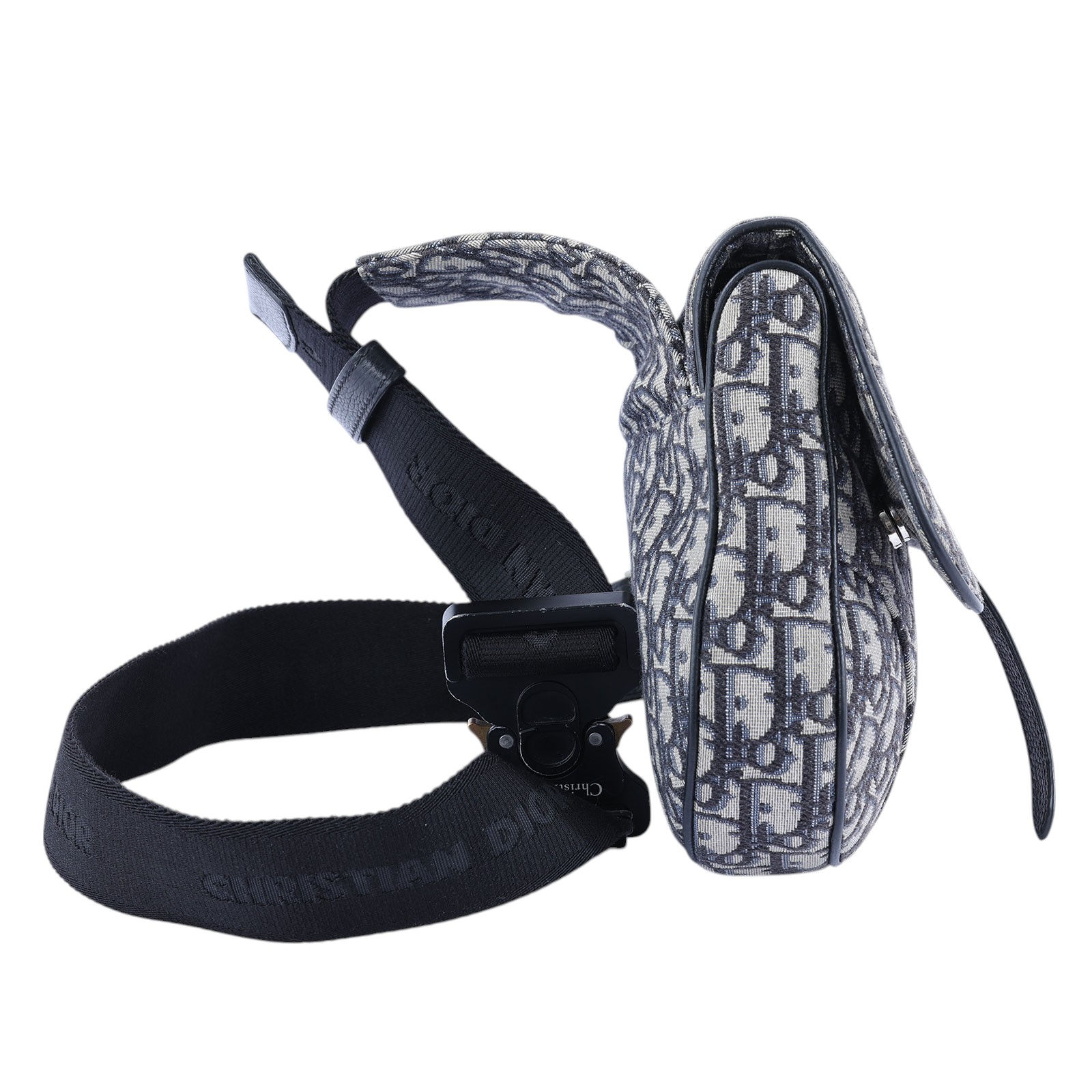 迪奧 CHRISTIAN DIOR Saddle 馬鞍袋  提花馬鞍包 無附屬品
