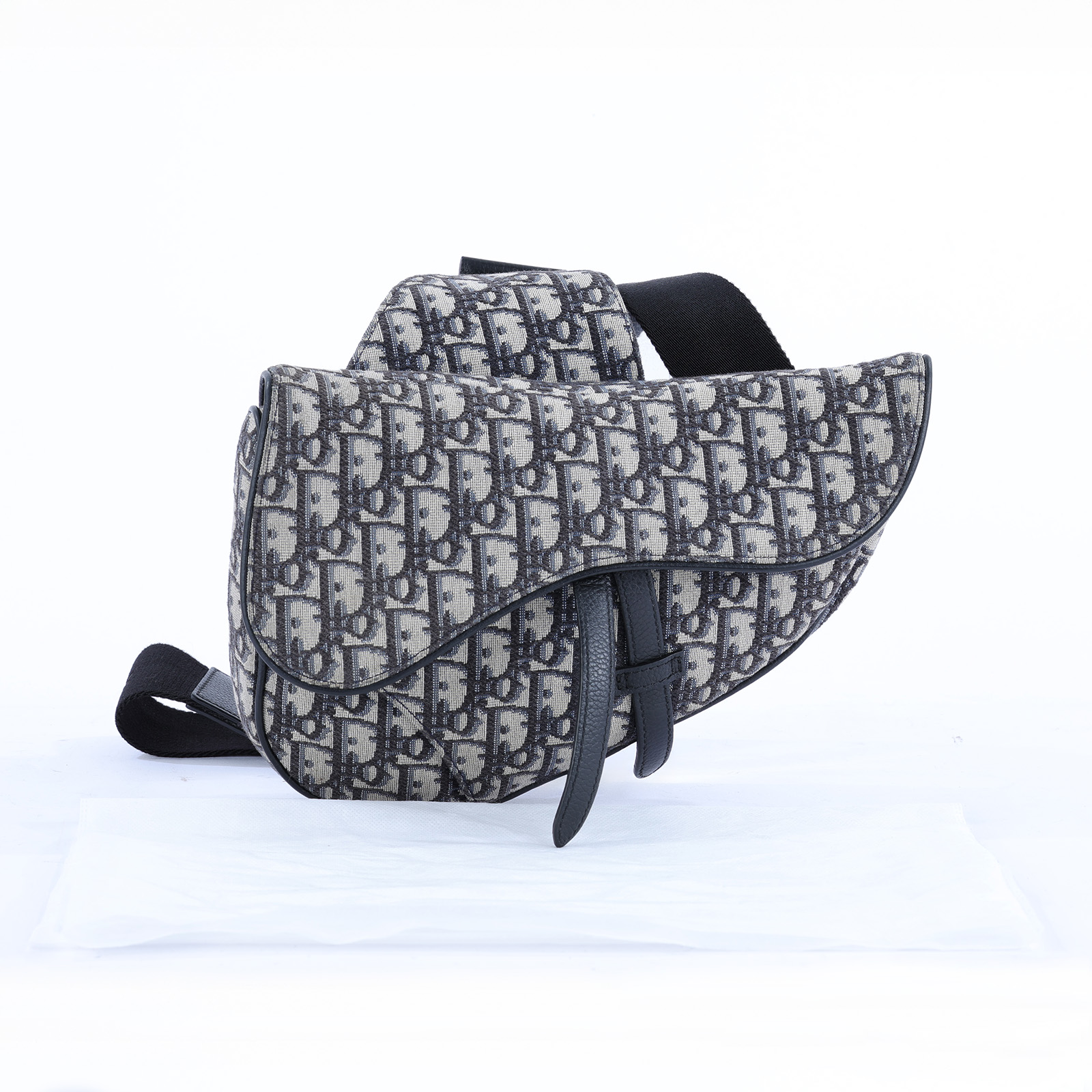 迪奧 CHRISTIAN DIOR Saddle 馬鞍袋  提花馬鞍包 無附屬品