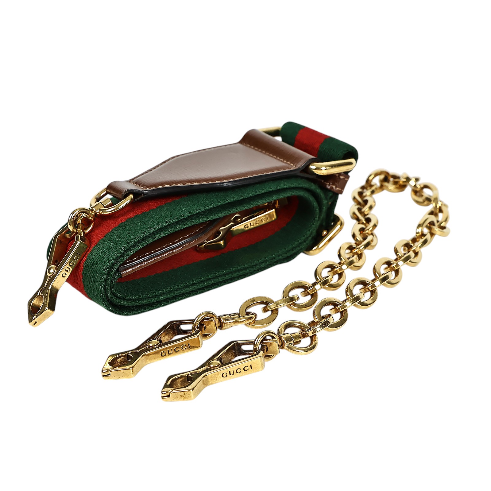 古馳 GUCCI 1955 信封包 677286 1955馬銜釦掀蓋雙背帶斜背包 背帶2/原廠盒子/防塵袋/購買證明正本