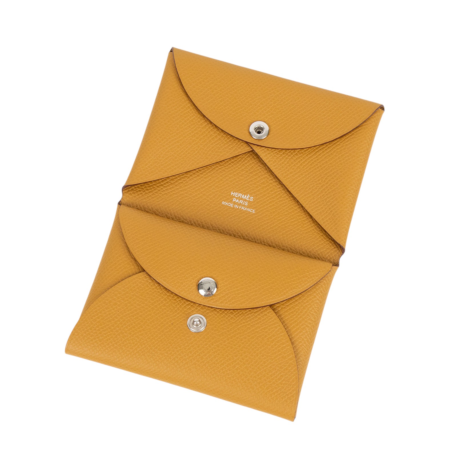 愛馬仕 Hermes Calvi Duo 卡包 CALD B刻棕CALVI DUO 原廠盒子