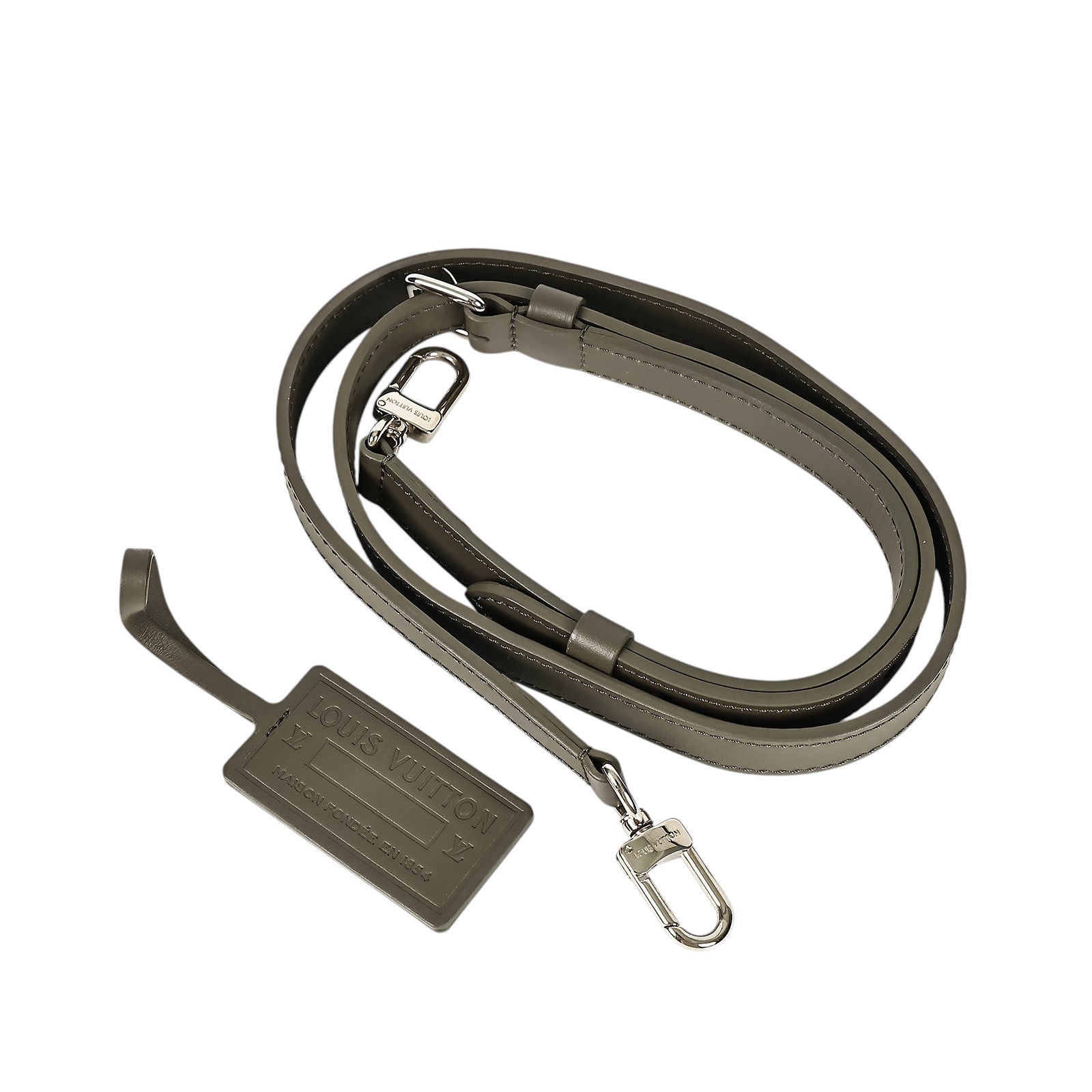 路易威登 LOUIS VUITTON 翻蓋隨身錢包 綠色 M82086 晶片款 灰綠翻蓋隨身包 原廠盒子/防塵袋/購買證明正本/背帶/吊牌