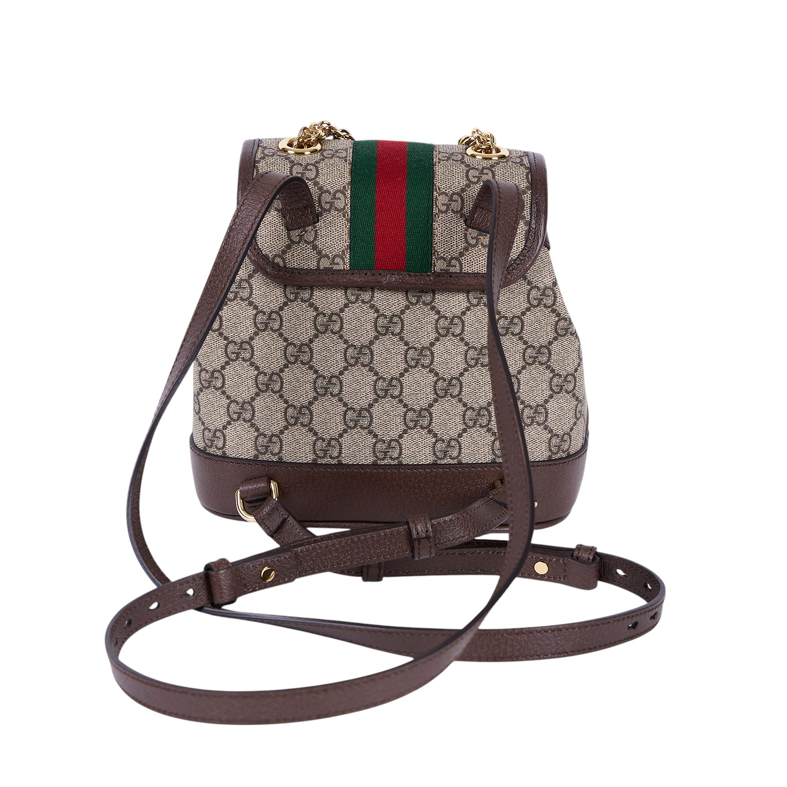 古馳 GUCCI Ophidia Mini 迷你 後背包 795221 棕Ophidia 迷你背包 防塵袋/購買證明正本