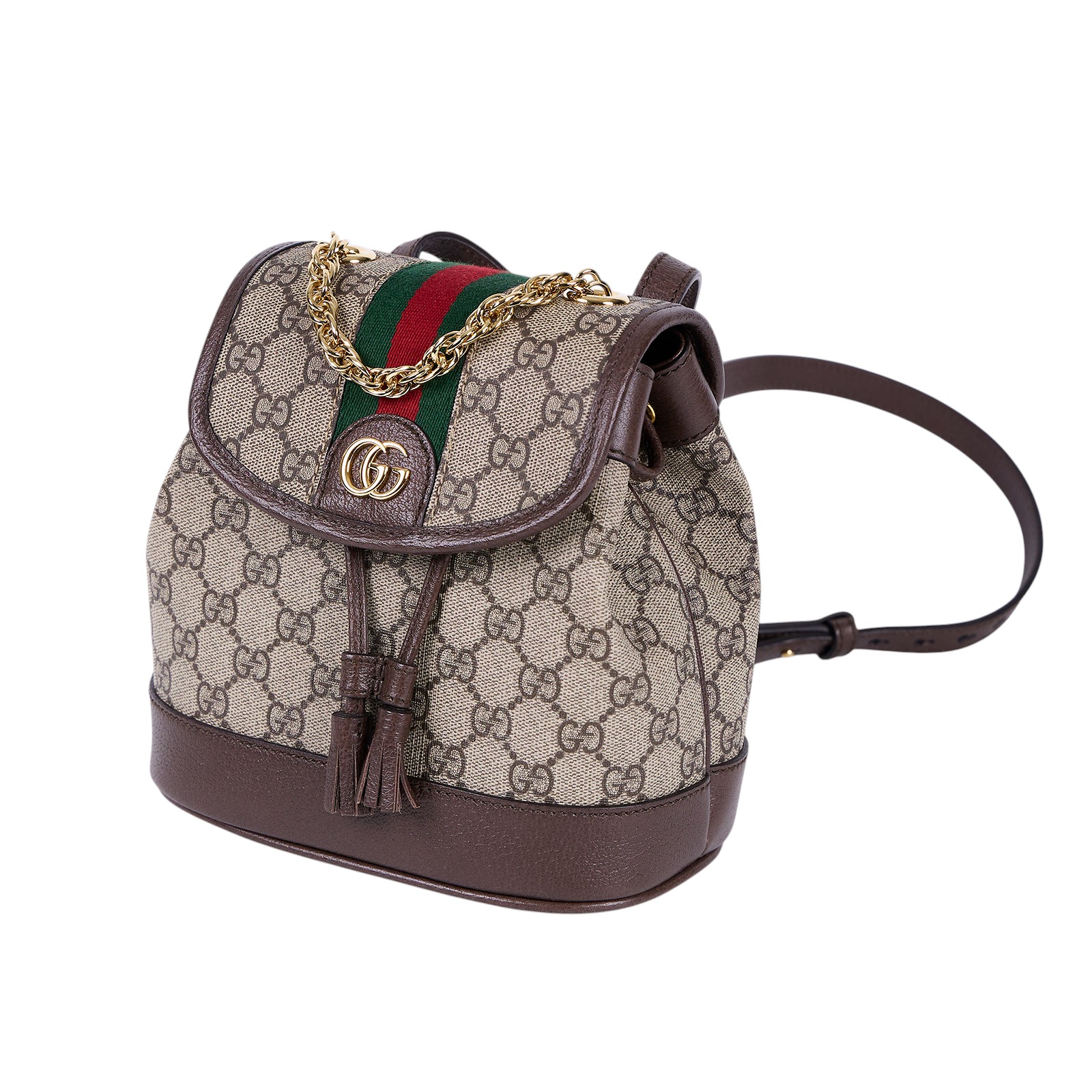 古馳 GUCCI Ophidia Mini 迷你 後背包 795221 棕Ophidia 迷你背包 防塵袋/購買證明正本