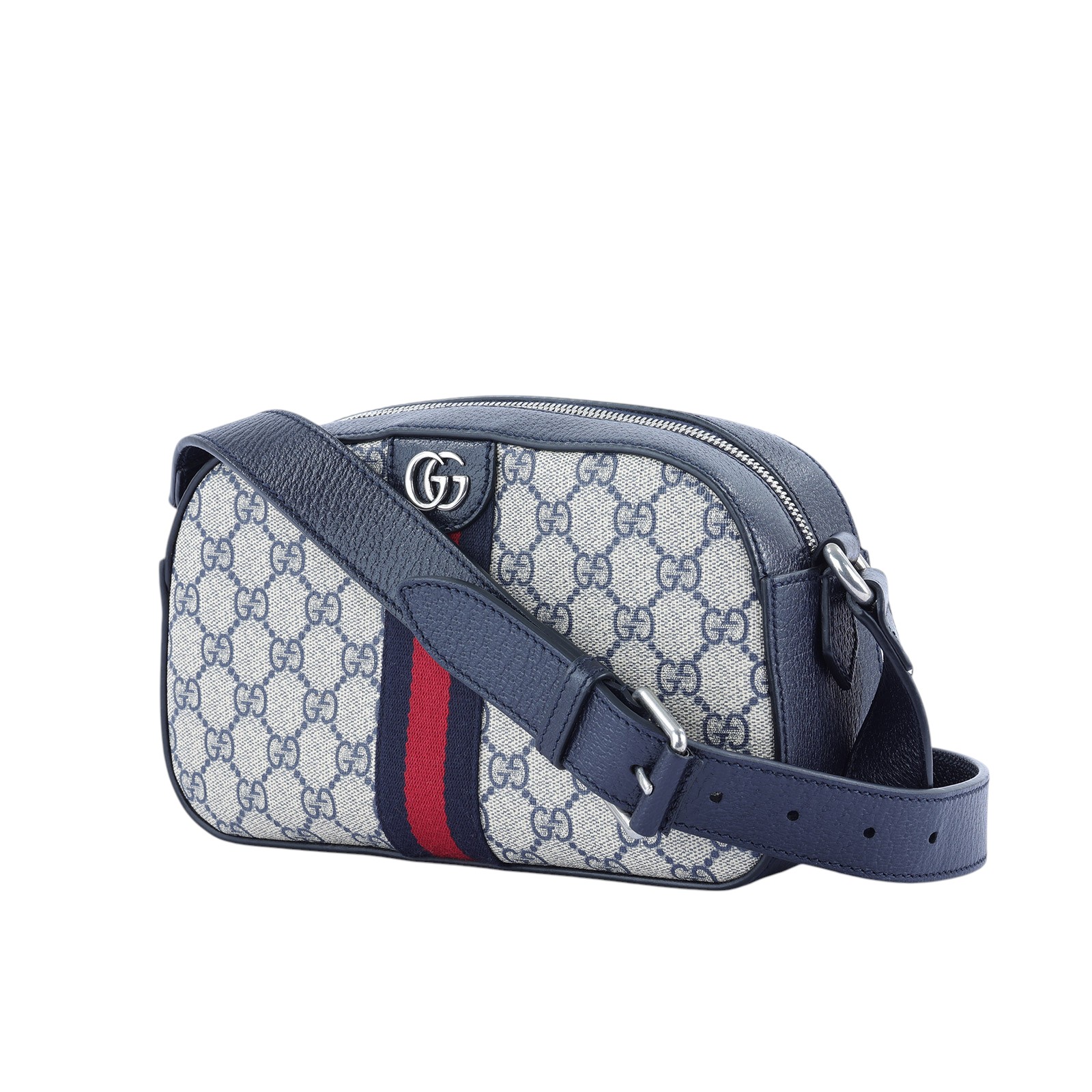古馳 GUCCI Ophidia GG 斜揹袋 681064 深藍GG紋OPHIDIA相機包 原廠盒子/防塵袋/購買證明正本