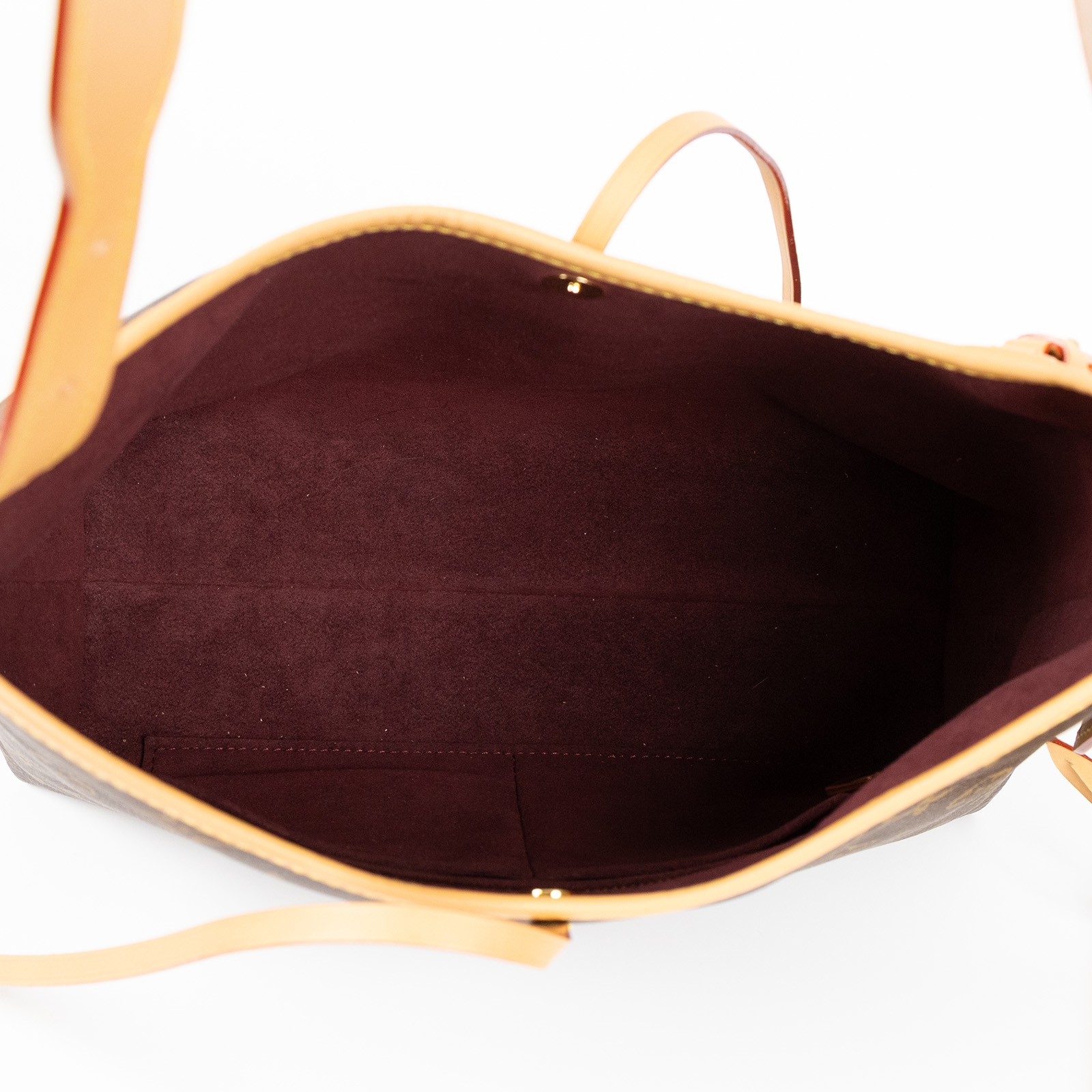 路易威登 LOUIS VUITTON CarryAll PM 原花 肩背包 M46203 晶片款  原廠盒子/防塵袋/內袋/購買證明影本