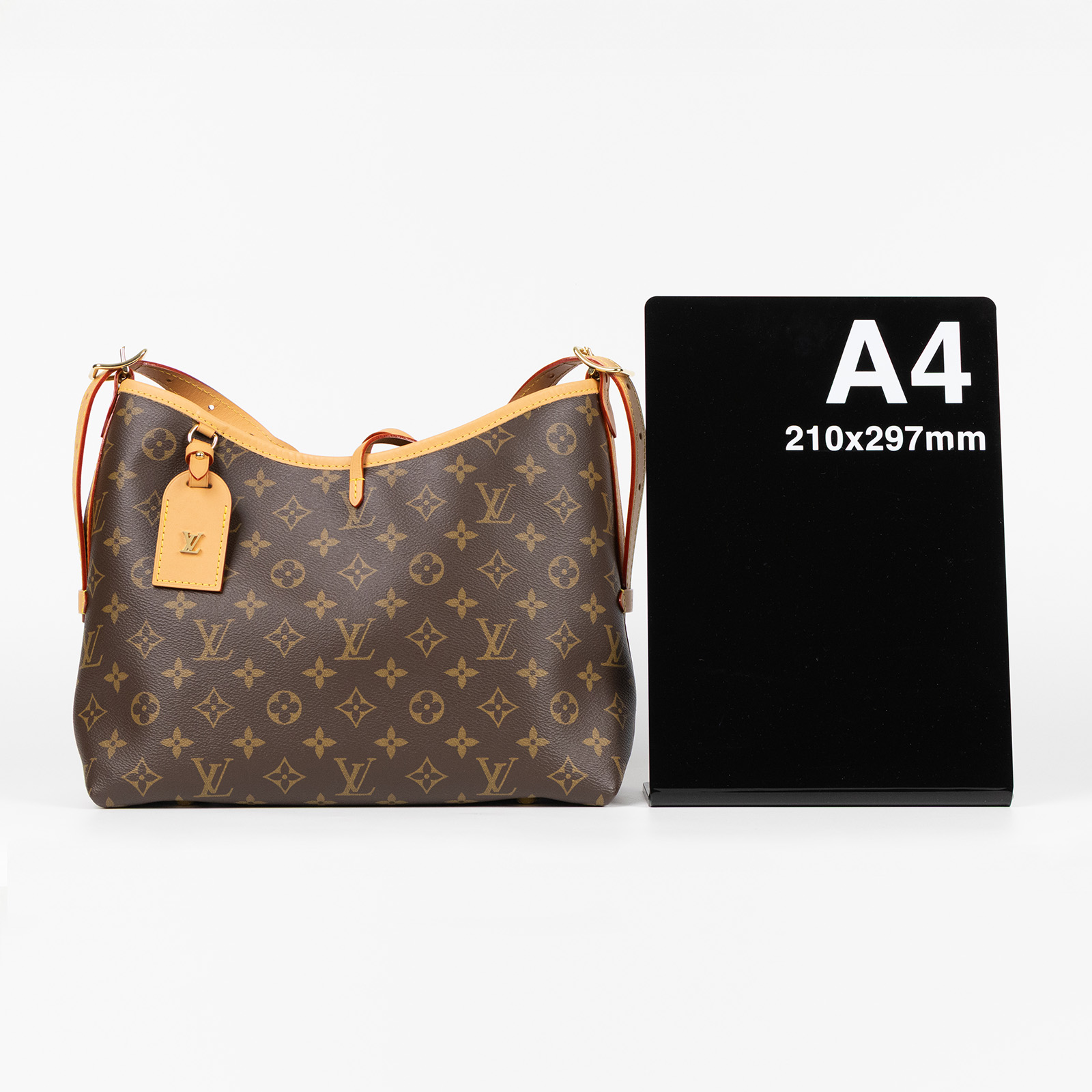 路易威登 LOUIS VUITTON CarryAll PM 原花 肩背包 M46203 晶片款  原廠盒子/防塵袋/內袋/購買證明影本