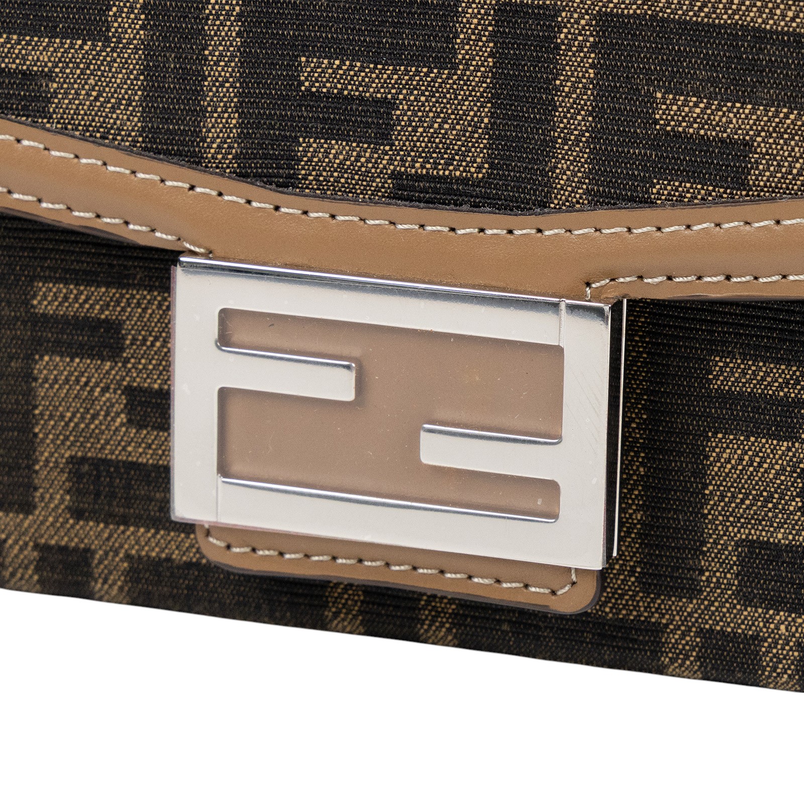 芬迪 FENDI FF Baguette Soft Trunk 手提 斜背包 7VA565AFBV 咖FF SOFT TRUNK BAGUETTE 防塵袋/背帶