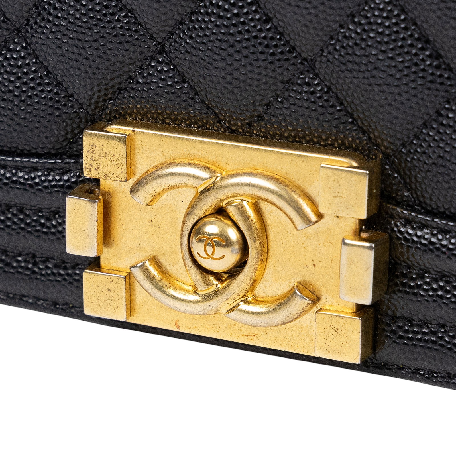 香奈兒 CHANEL Boy 25 口蓋包 A67086 晶片款 黑金荔枝BOY25 原廠盒子/防塵袋