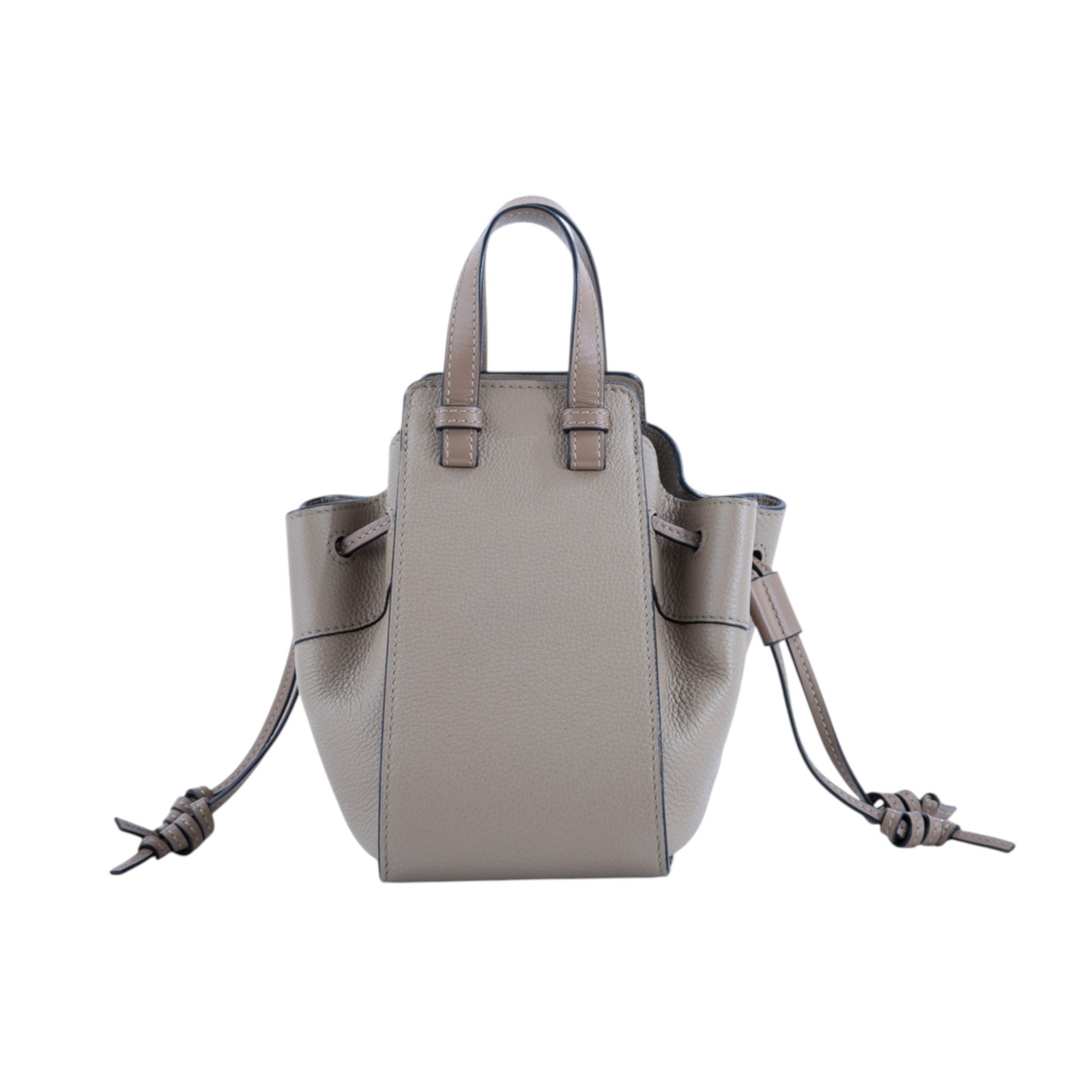 羅意威 LOEWE Mini Hammock drawstring 迷你 小牛皮 肩背 吊床包 A538V07X15  防塵袋/背帶(邊膠裂)