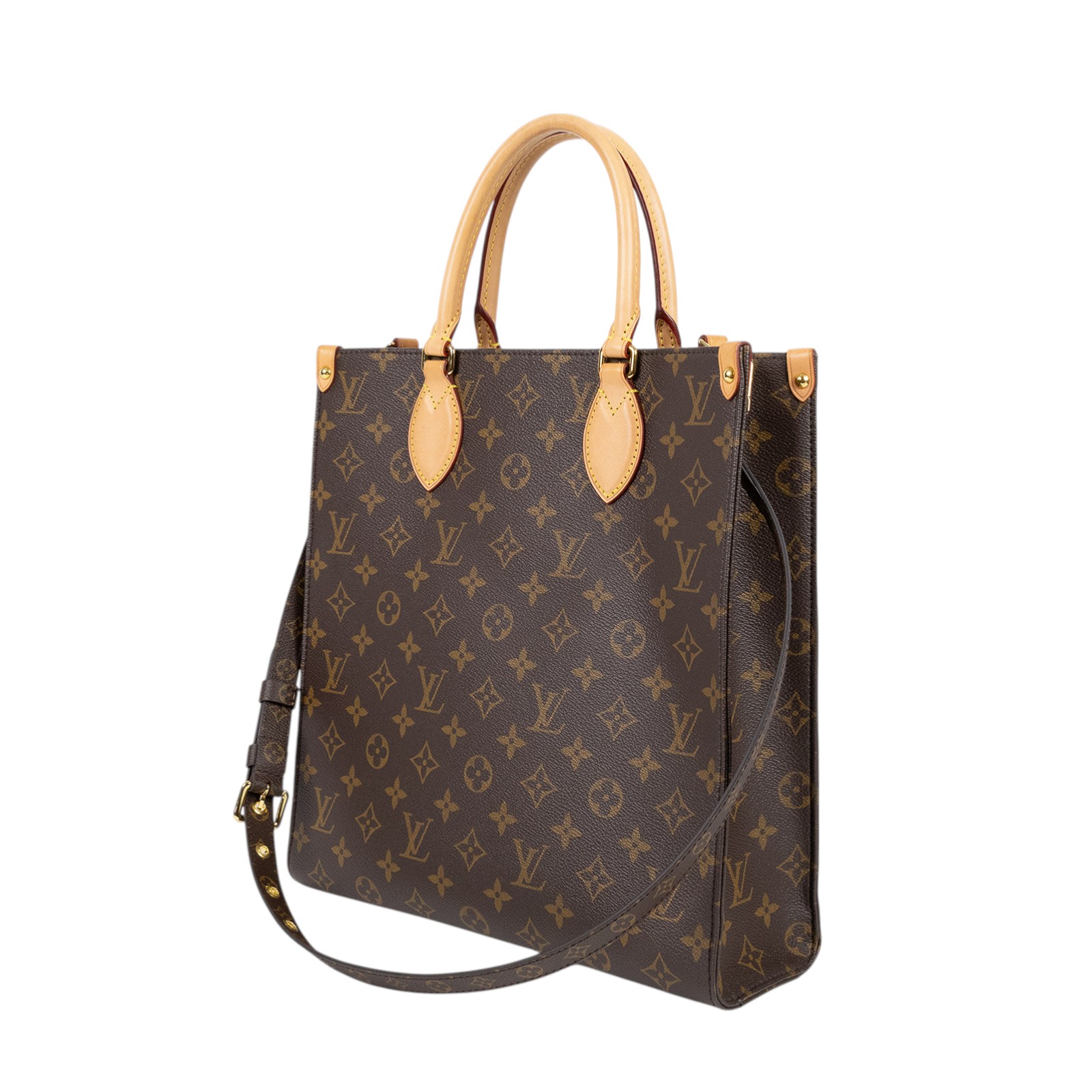 路易威登 LOUIS VUITTON Sac Plat PM 手袋 M45848 晶片款 原花琴譜包 背帶/防塵袋