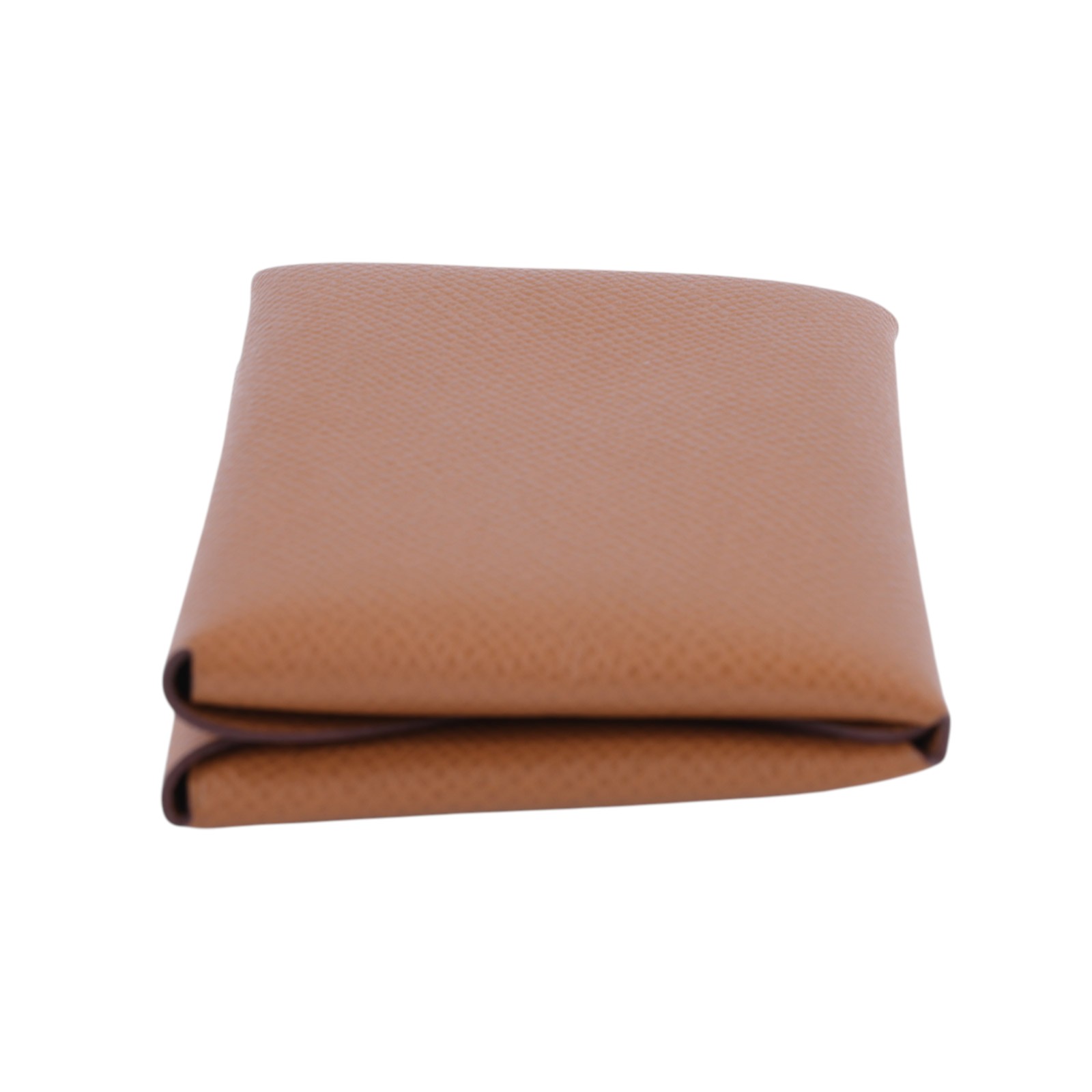 愛馬仕 Hermes Calvi Duo 卡包 金棕 銀色五金 H083035CK37 W刻金棕CALVI DUO 原廠盒子/購買證明影本