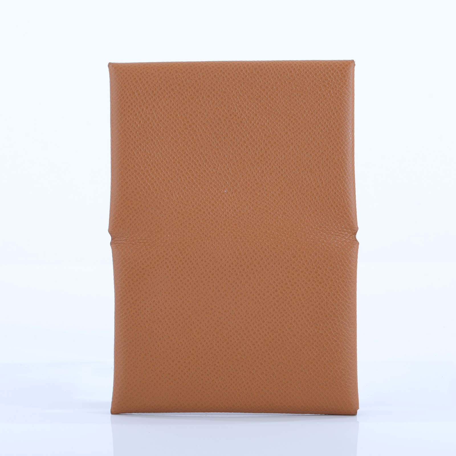 愛馬仕 Hermes Calvi Duo 卡包 金棕 銀色五金 H083035CK37 W刻金棕CALVI DUO 原廠盒子/購買證明影本