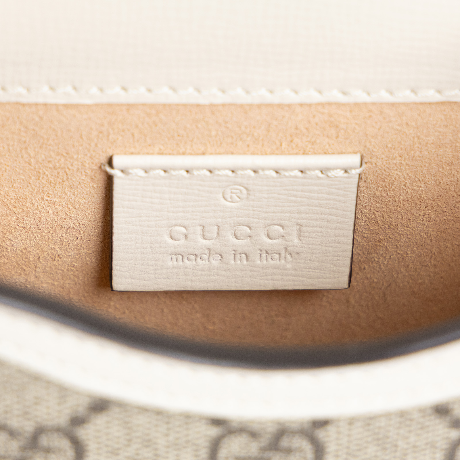 古馳 GUCCI 馬銜扣 1955 迷你袋 625615 白拼GG紋1955手機包 防塵袋