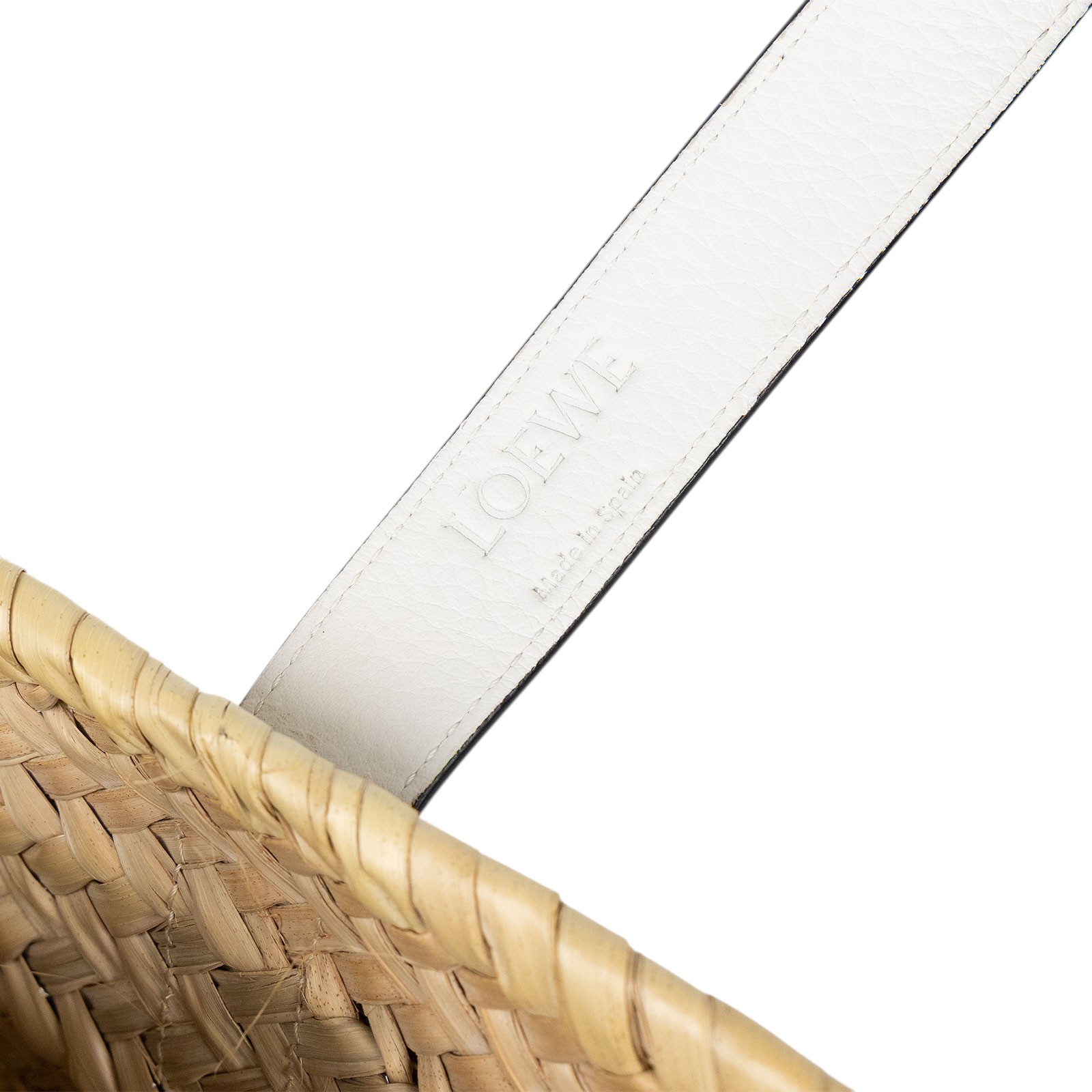 羅意威 LOEWE 中型 手工編織包 A223S92X04 白草編包MEDIUM 防塵袋