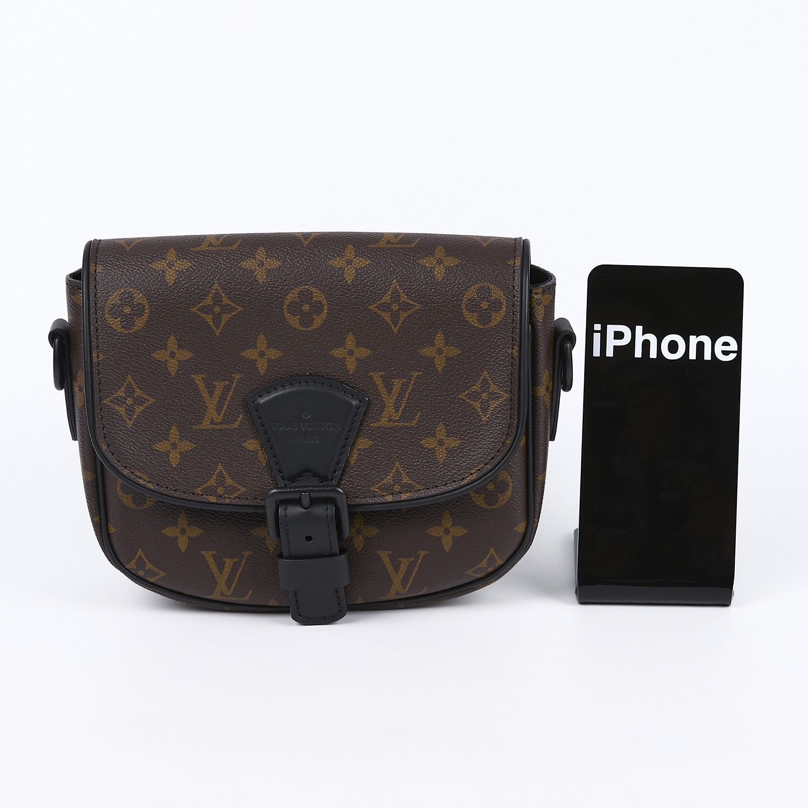 路易威登 LOUIS VUITTON Montsouris PM 郵差包 M47060 晶片款  原廠盒子/防塵袋/日本購買證明正本