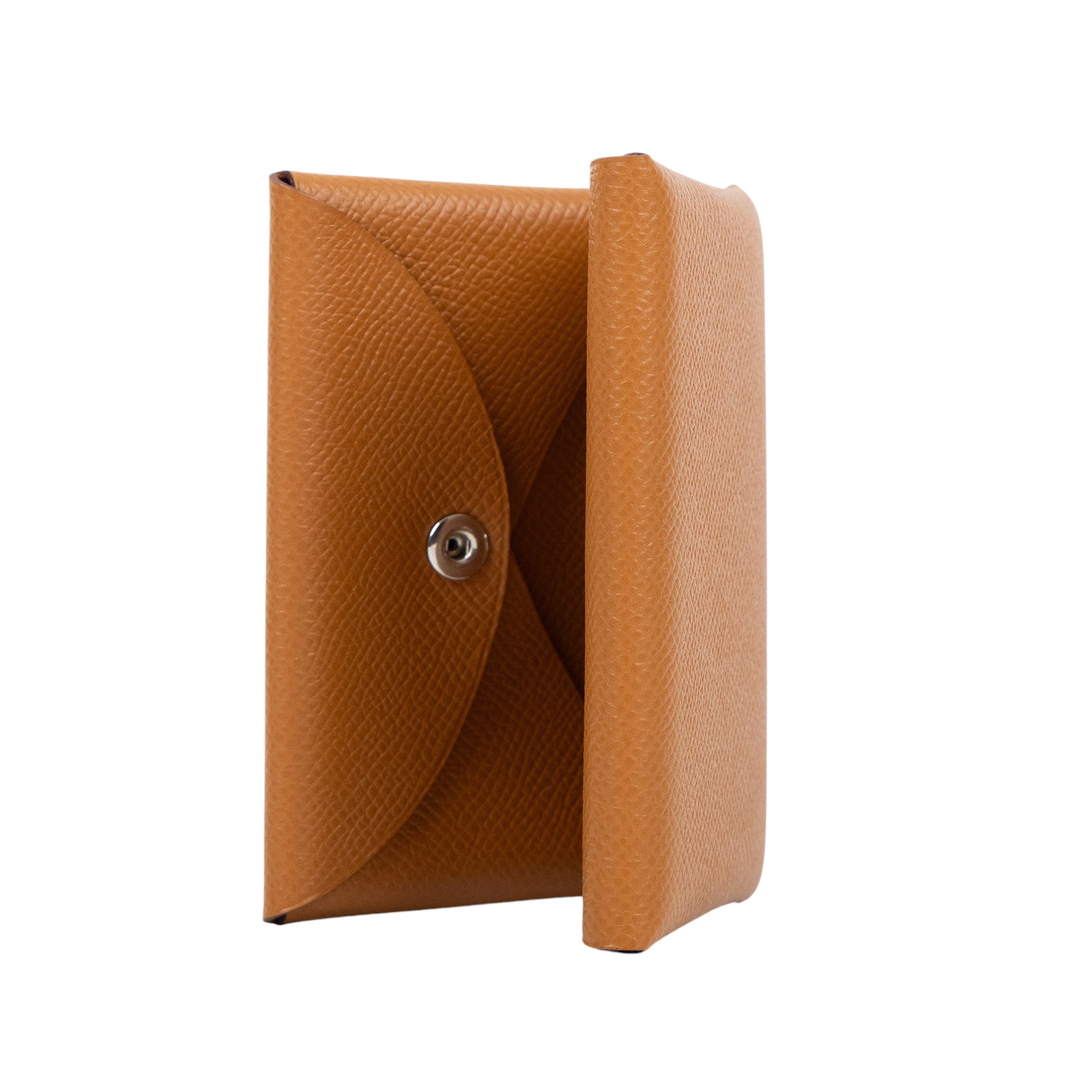 愛馬仕 Hermes Calvi Duo 卡包 CALD B刻金棕CALVI DUO 原廠盒子