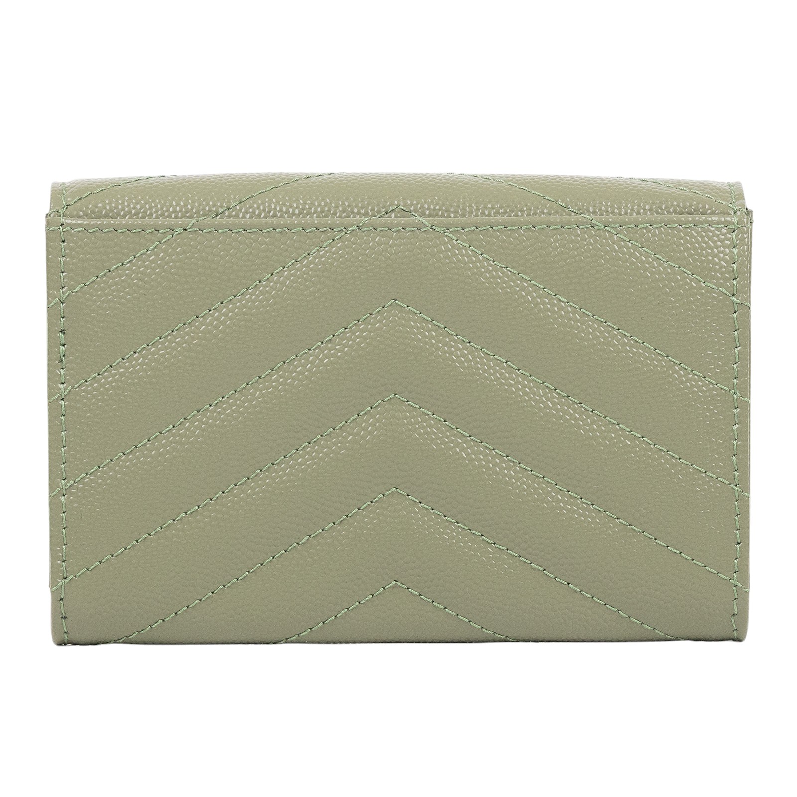 聖羅蘭 YSL SAINT LAURENT cassandre matelassé 粒面壓紋皮革 小型 信封錢包 短夾 414404BOW01  原廠盒子/防塵袋