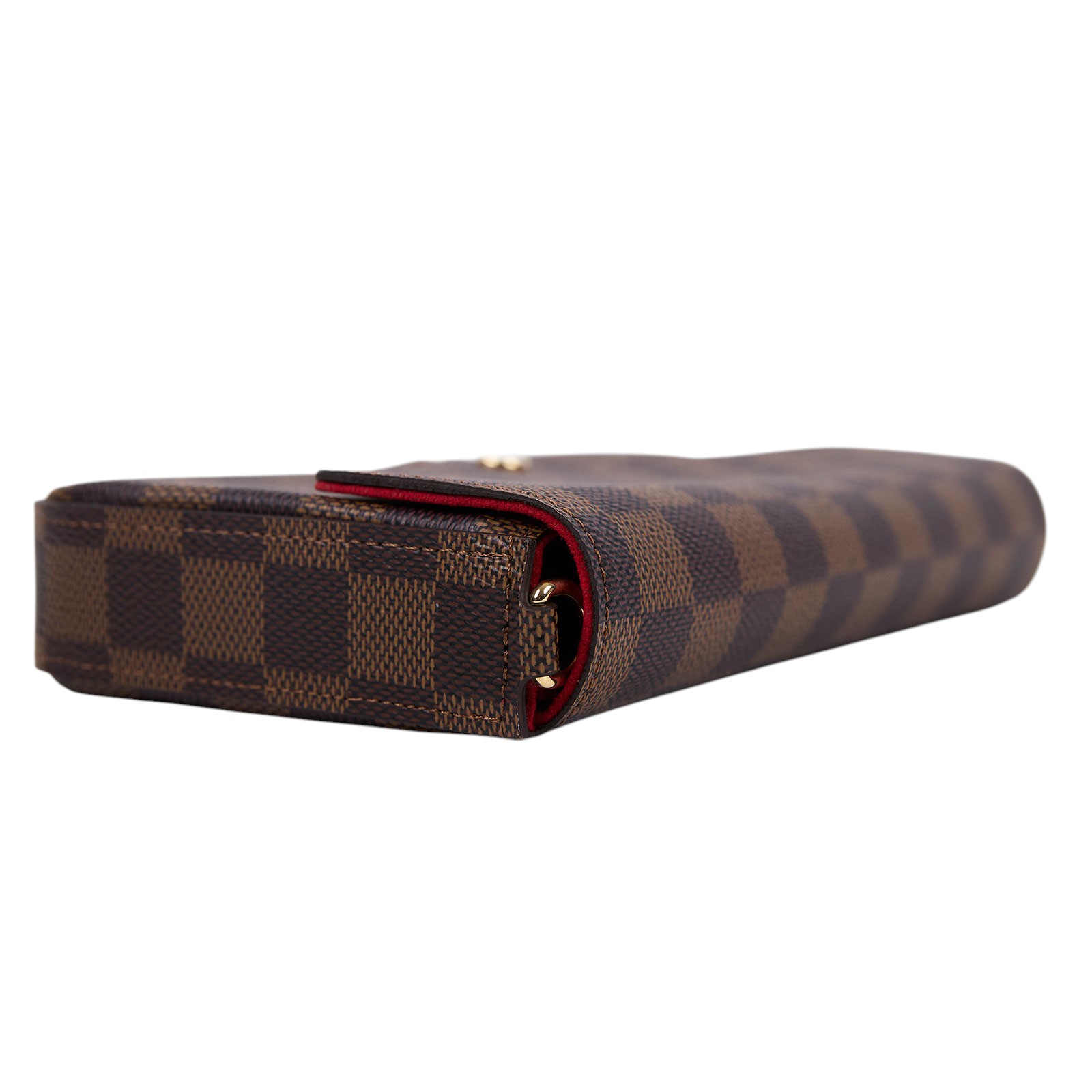 路易威登 LOUIS VUITTON Félicie Pochette 棋盤格 翻蓋 斜背 鍊帶 肩背包 N40492 晶片款  原廠盒子/防塵袋