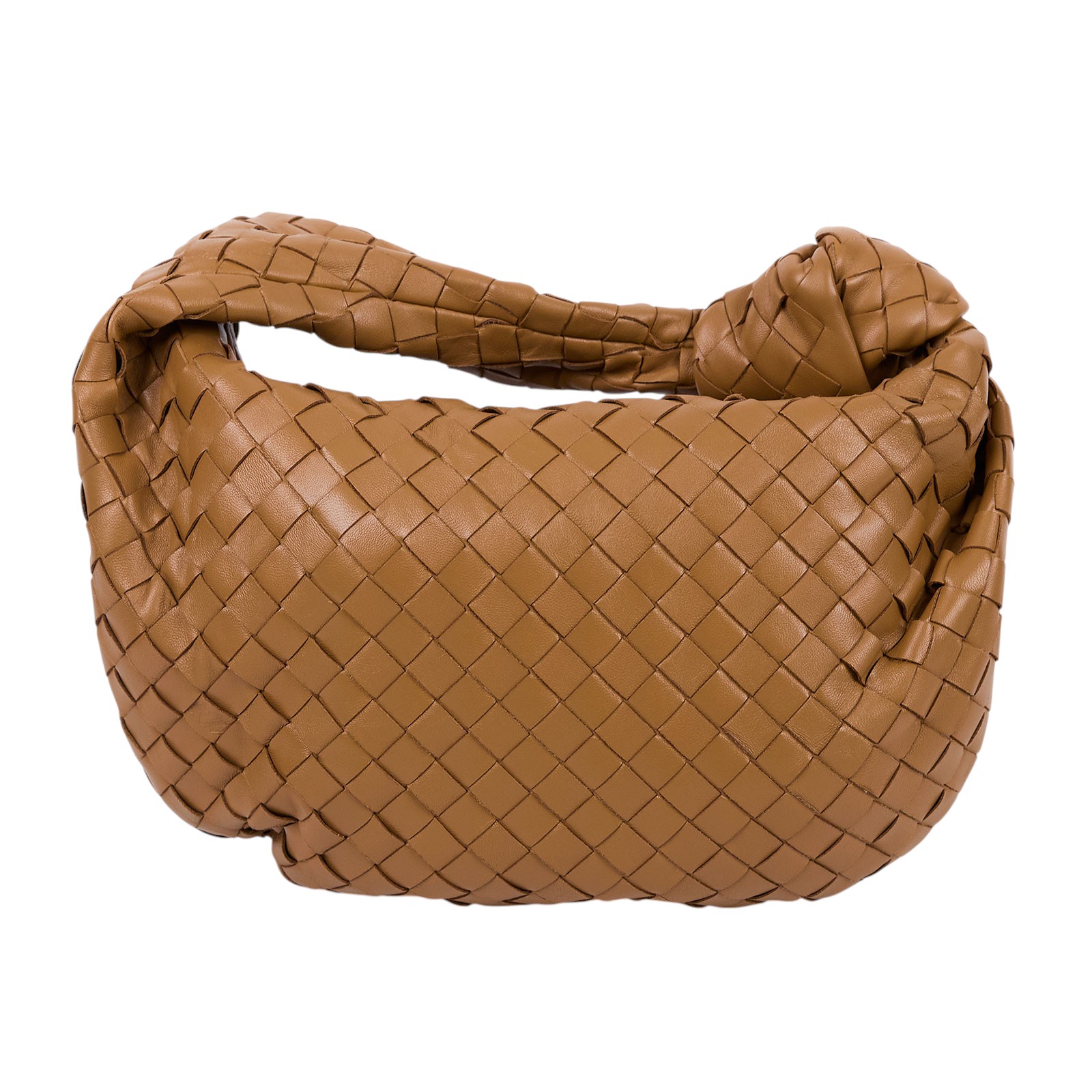 寶緹嘉 BOTTEGA VENETA Jodie 手提包 小型 690225VCPP0 焦糖色 TEEN JODIE 防塵袋