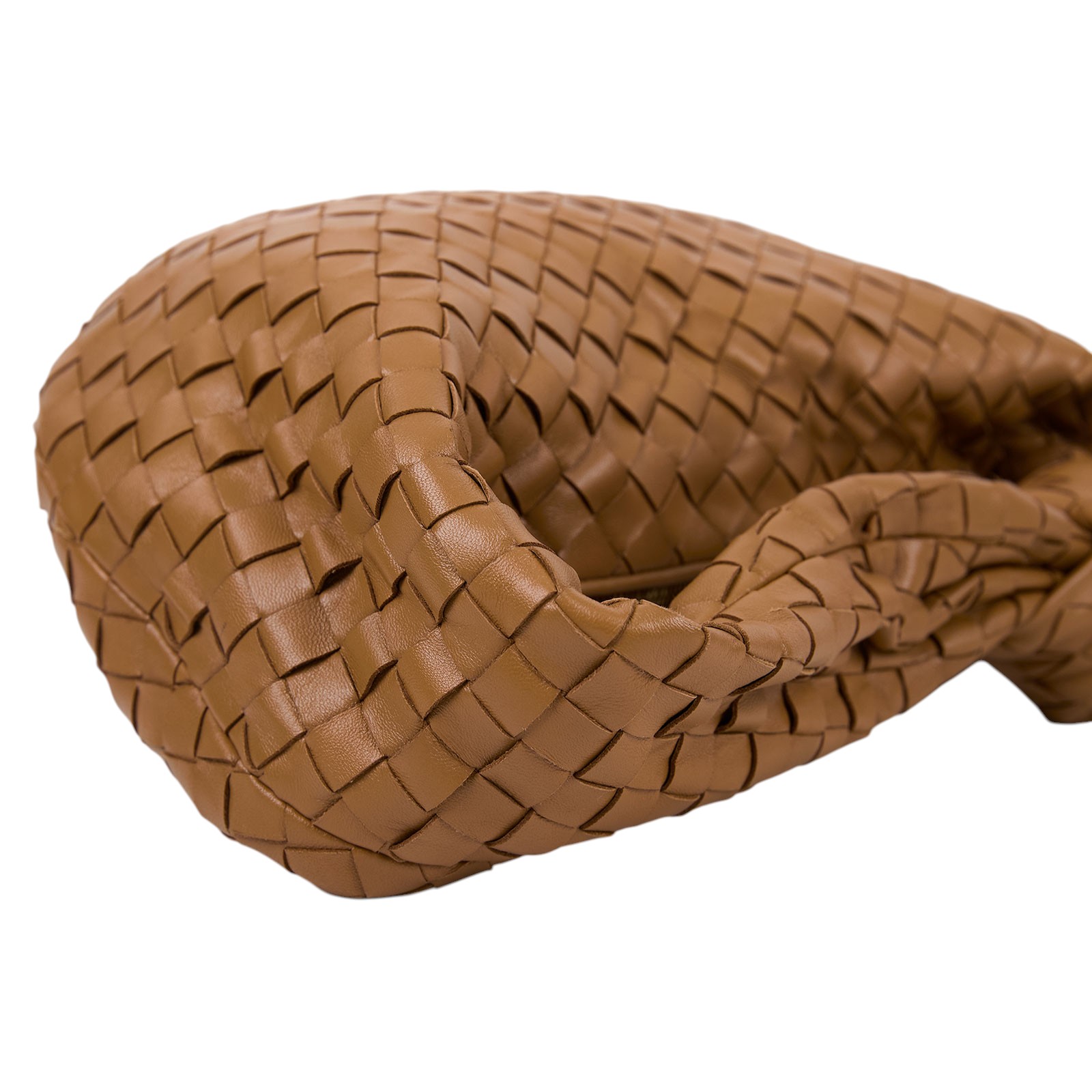 寶緹嘉 BOTTEGA VENETA Jodie 手提包 小型 690225VCPP0 焦糖色 TEEN JODIE 防塵袋