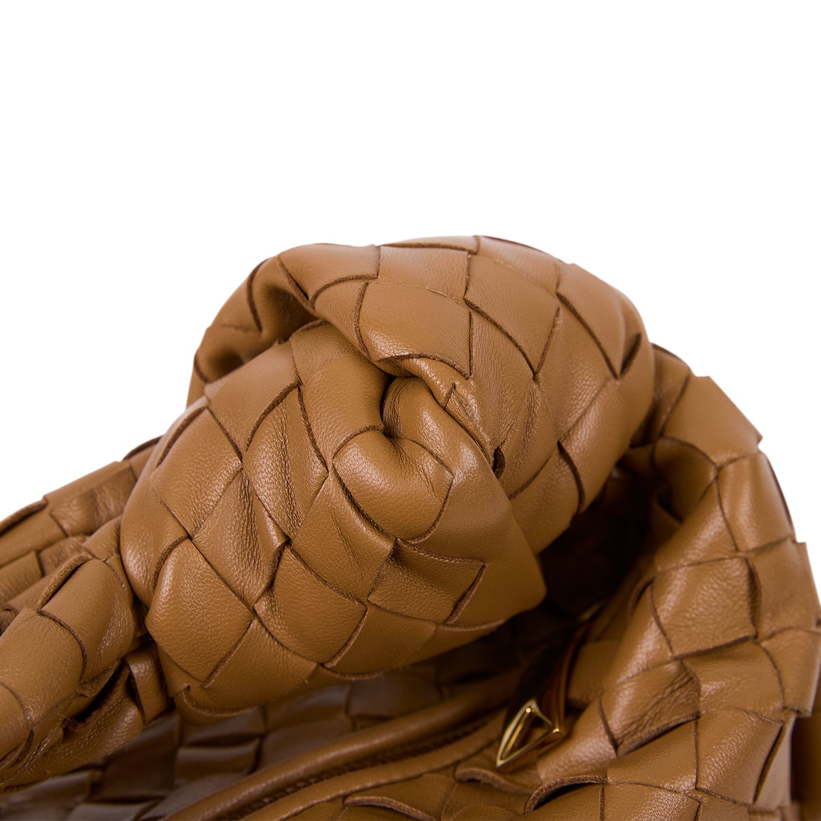 寶緹嘉 BOTTEGA VENETA Jodie 手提包 小型 690225VCPP0 焦糖色 TEEN JODIE 防塵袋