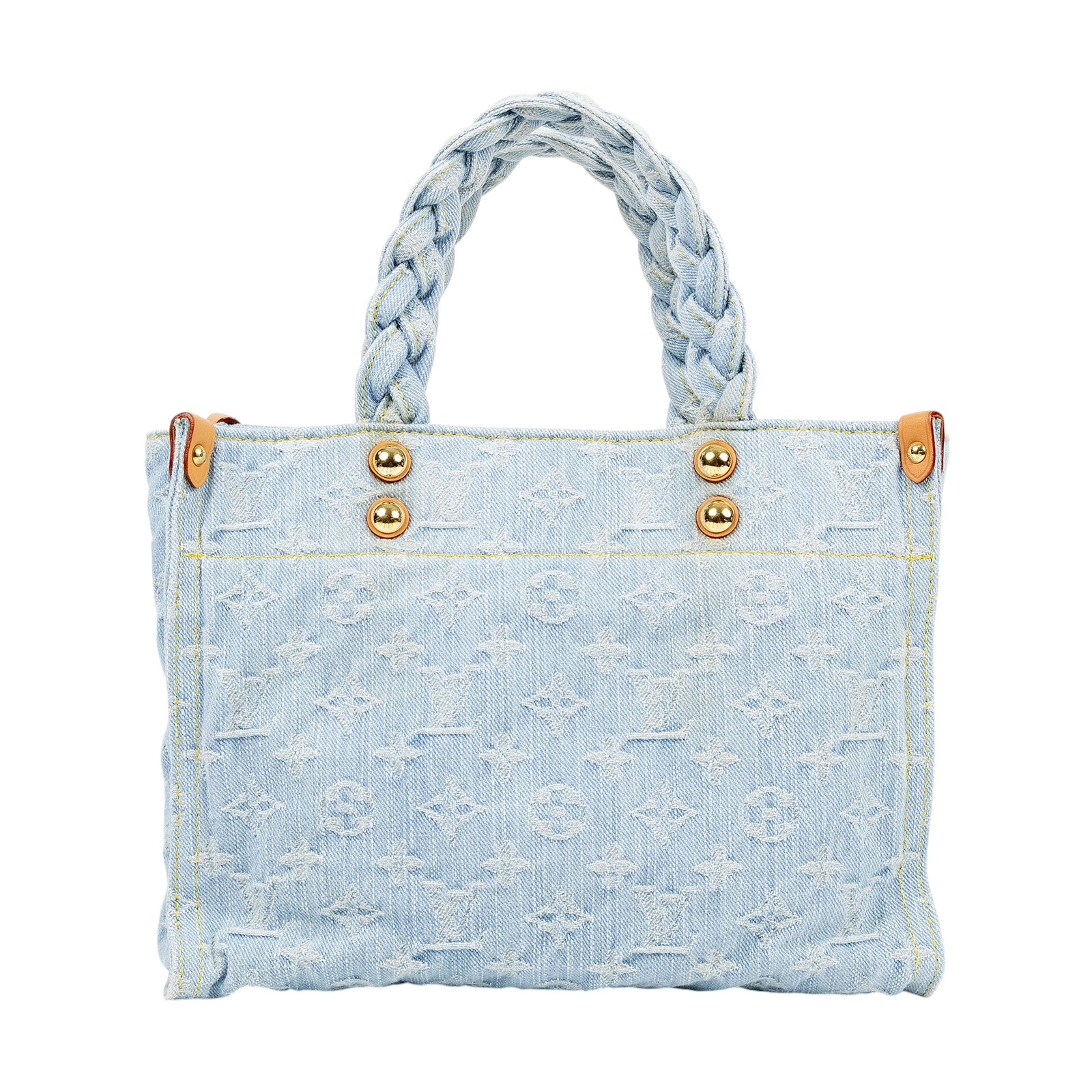 路易威登 LOUIS VUITTON LetGo PM 托特包 M24897 晶片款 單寧Let Go PM 防塵袋/背帶