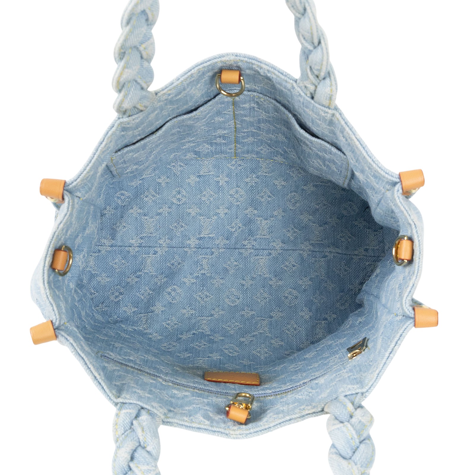 路易威登 LOUIS VUITTON LetGo PM 托特包 M24897 晶片款 單寧Let Go PM 防塵袋/背帶