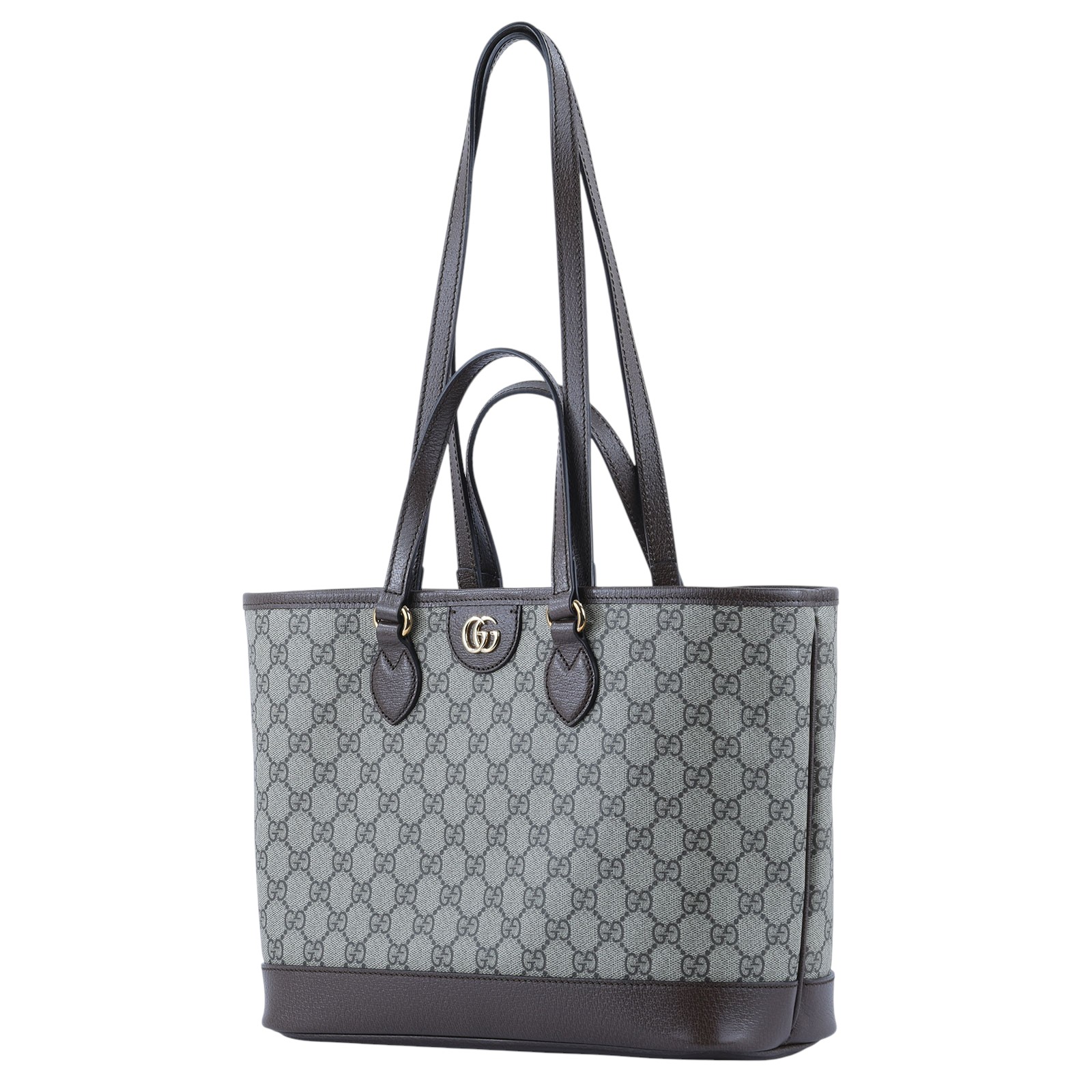 古馳 GUCCI Ophidia 托特包 中型 765043 K9GSG 棕GG 花紋中型托特包 原廠盒子/防塵袋/購買證明正本