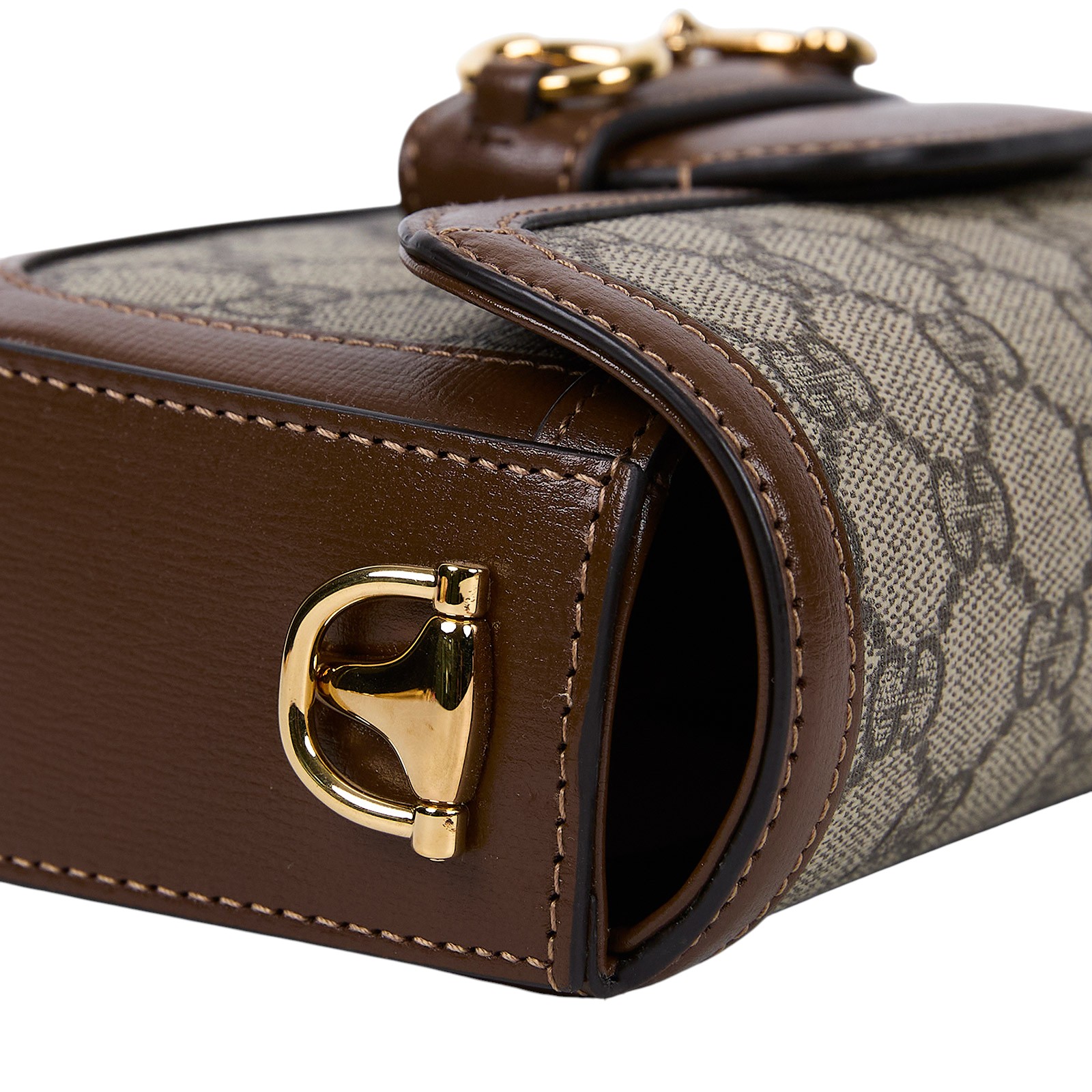 古馳 GUCCI Horsebit 1955 手提包 小型 735178 2TCG  原廠盒子/防塵袋/購買證明影本/背帶2