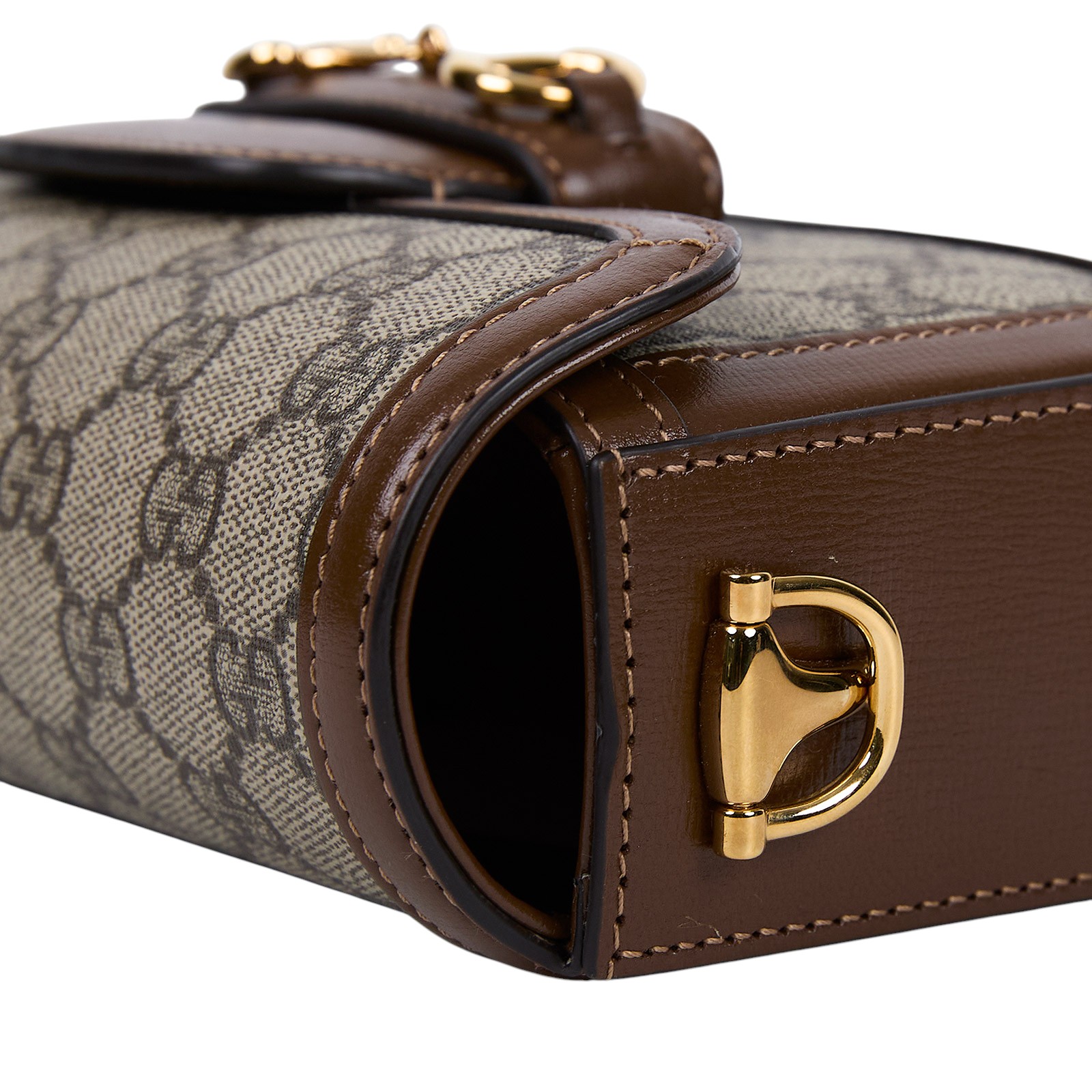 古馳 GUCCI Horsebit 1955 手提包 小型 735178 2TCG  原廠盒子/防塵袋/購買證明影本/背帶2