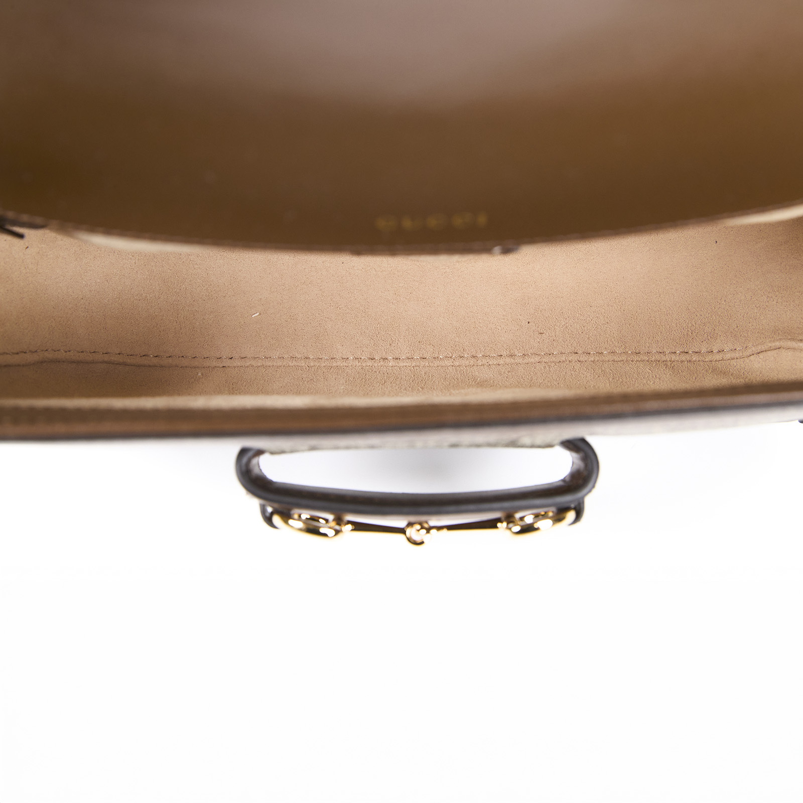 古馳 GUCCI Horsebit 1955 手提包 小型 735178 2TCG  原廠盒子/防塵袋/購買證明影本/背帶2