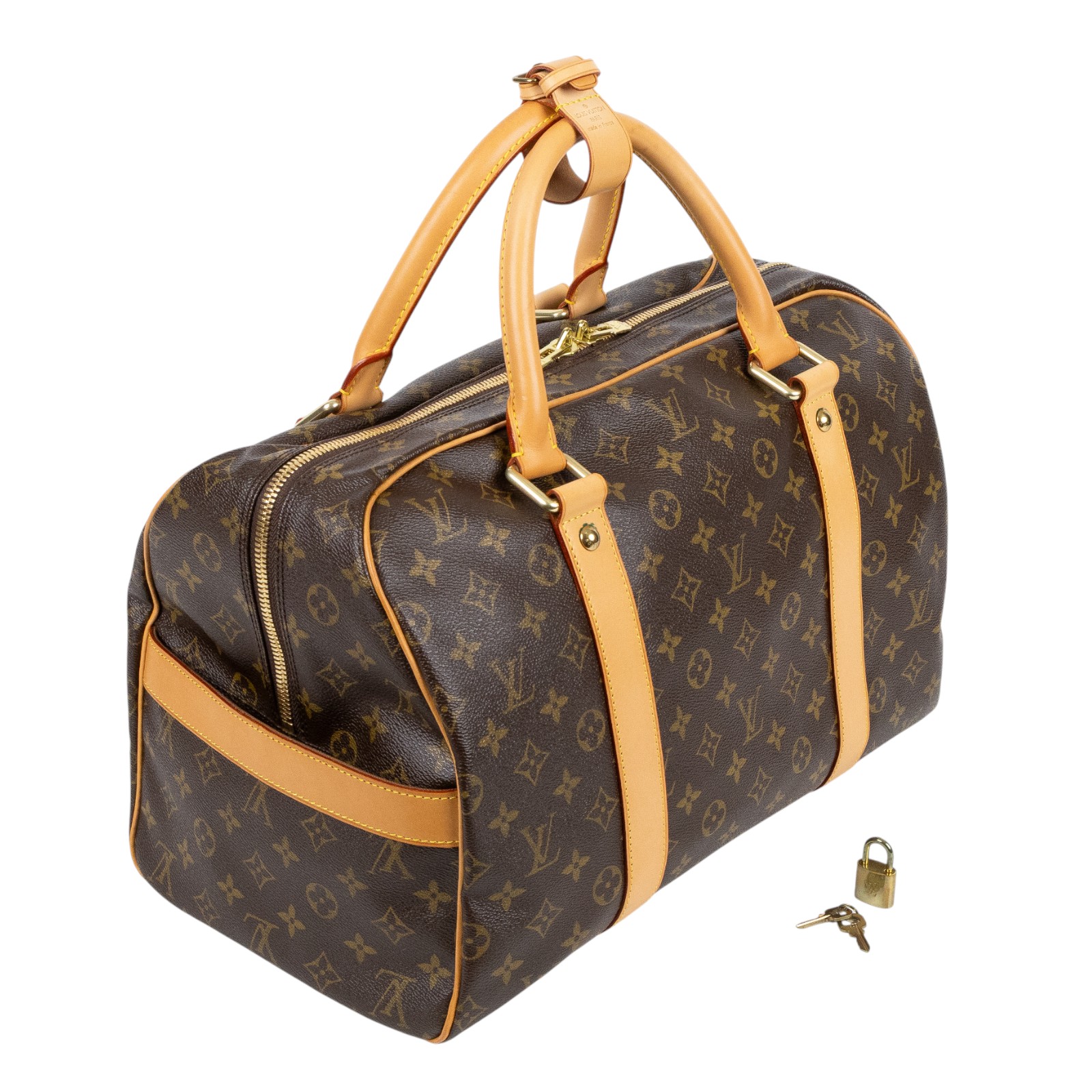 路易威登 LOUIS VUITTON Carryall 老花 手提包 行李包 M40074 原花手提行李包 釦環/鎖組/防塵袋